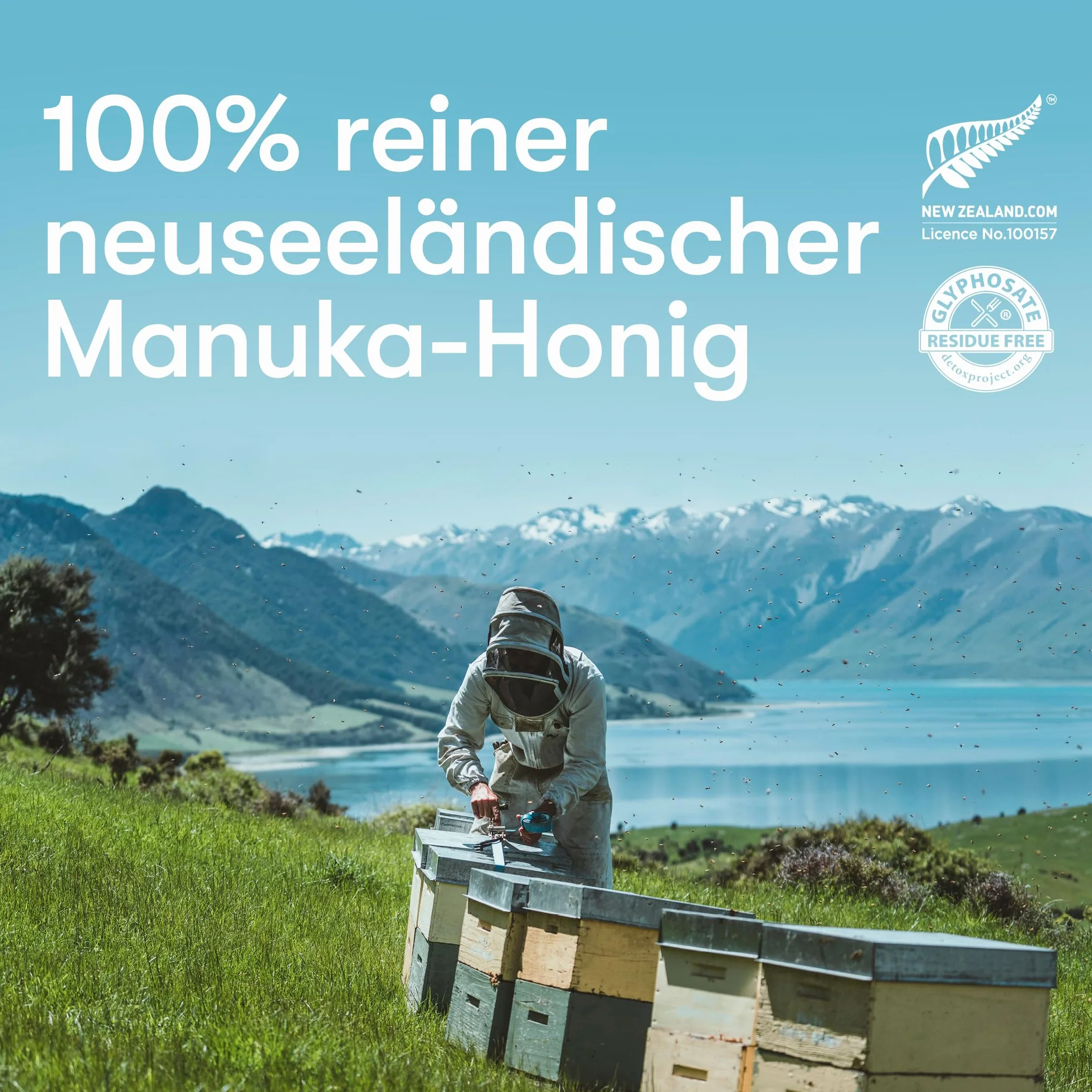 New Zealand Honey Co. Manuka Honig MGO 400+ | 500g Jar