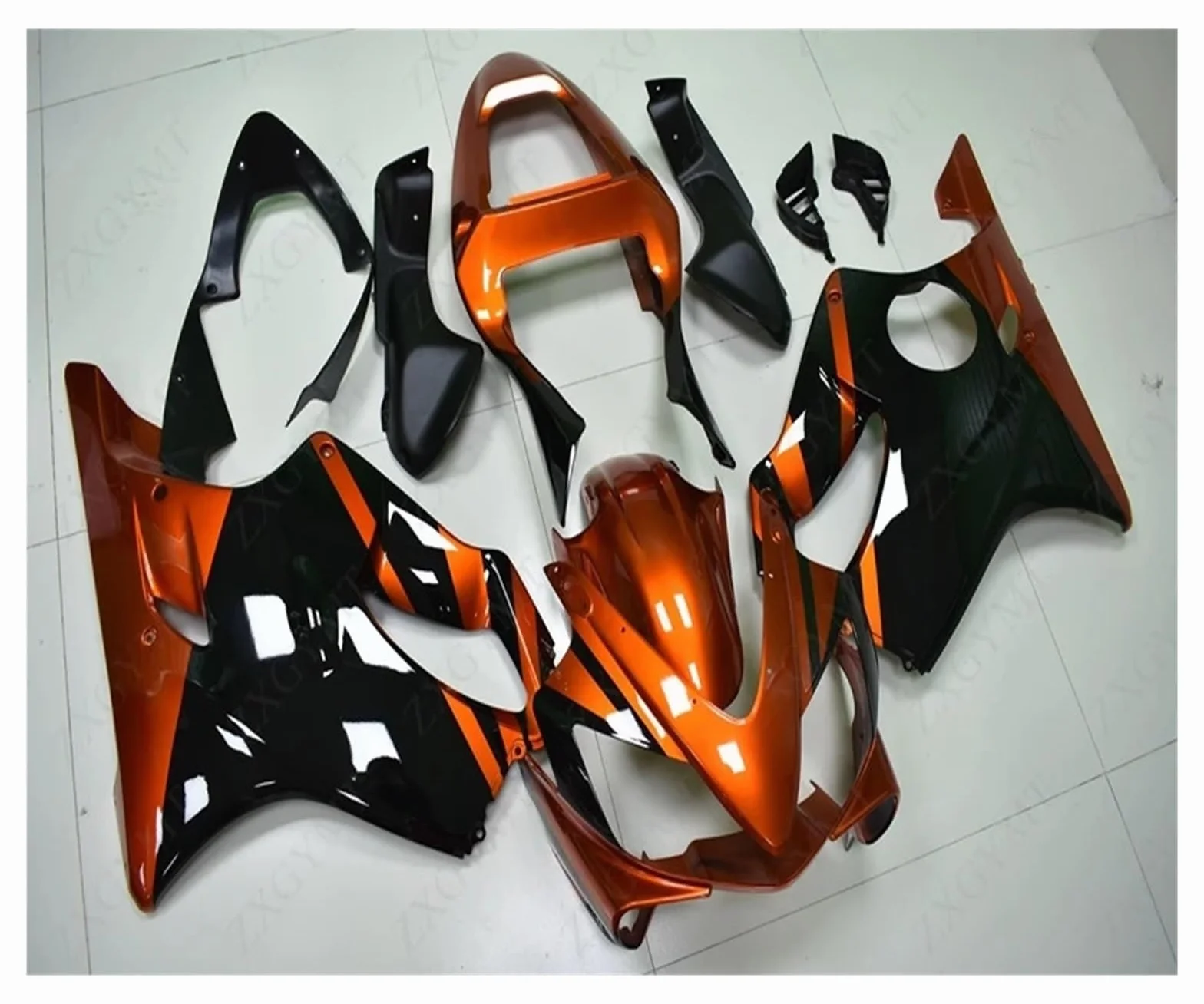 Zestaw owiewek motocyklowych Nadwozie CBR600F4i 2001-2003 Pomarańczowy Czerwony Czarny Zestawy karoserii CBR F4i 01 Owiewka CBR 600 02