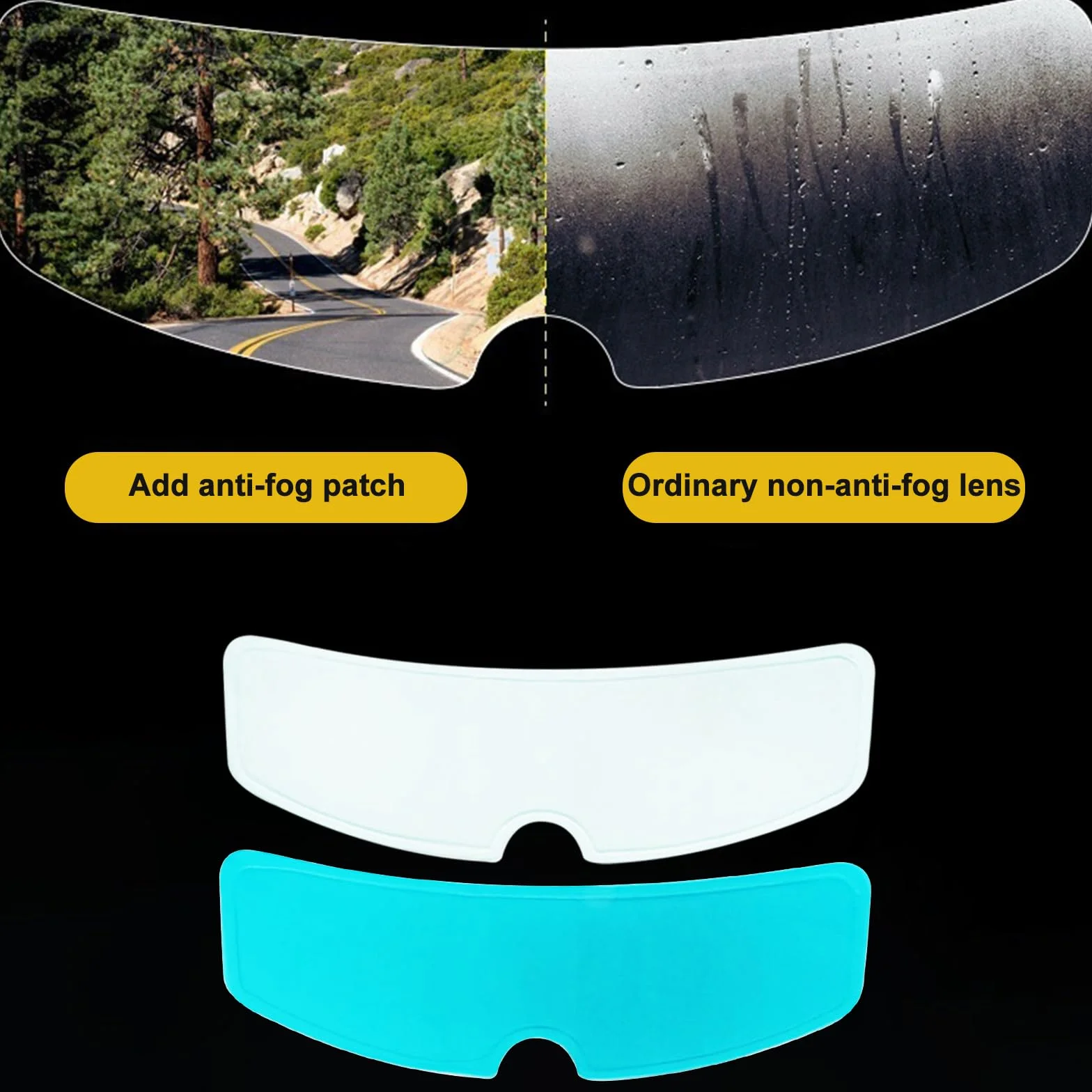 Kask motocyklowy Devil Demon Horn, 14 sztuk, z przyssawką, 7 odcieni, dekoracja narożna, z 2 foliami przeciwdeszczowymi na kask motocyklowy, dekoracja kasku dla dorosłych