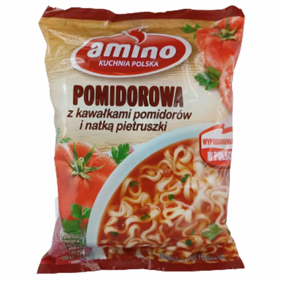 rumarkt Amino Pomidorowa polska zupa pomidorowa Instant 22 szt. 22 x 61 g