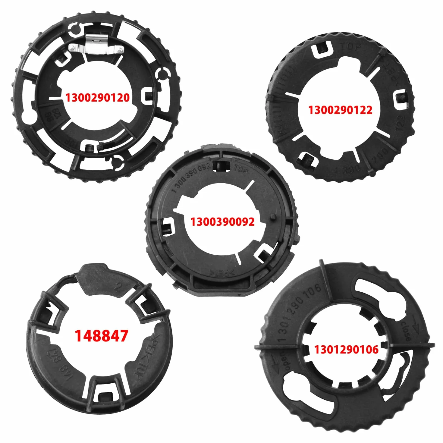 D2S HID Uchwyt adaptera do palnika ksenonowego, 1300290120 uchwyt ksenonowy do W220 A169 S E46 E64 E63 E83 VOL-VO S40 S40II V50 Golf 5 MK5 GTI R32 dla-d Peu-geot 4 07, 1 sztuka
