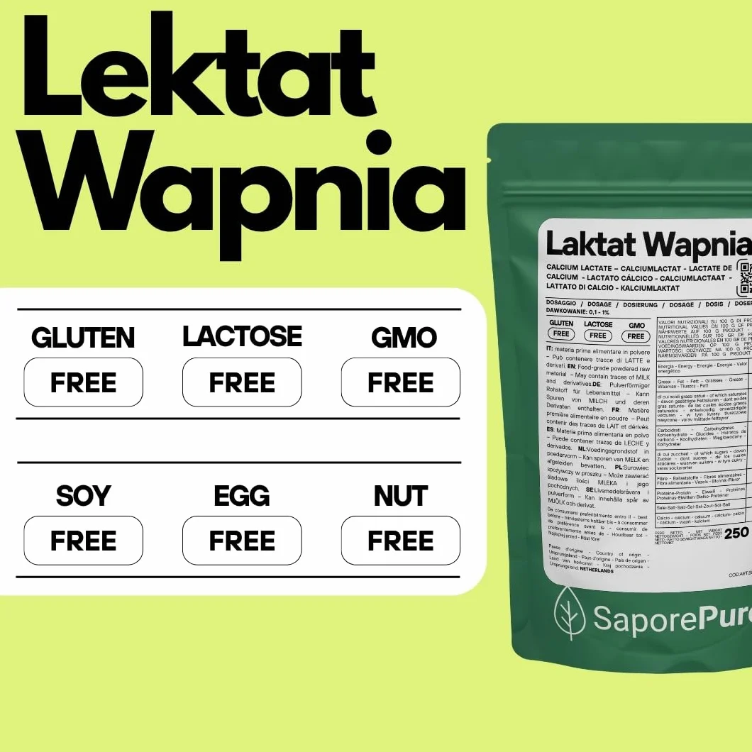 Saporepuro Mleczan wapnia w proszku 250 gr
