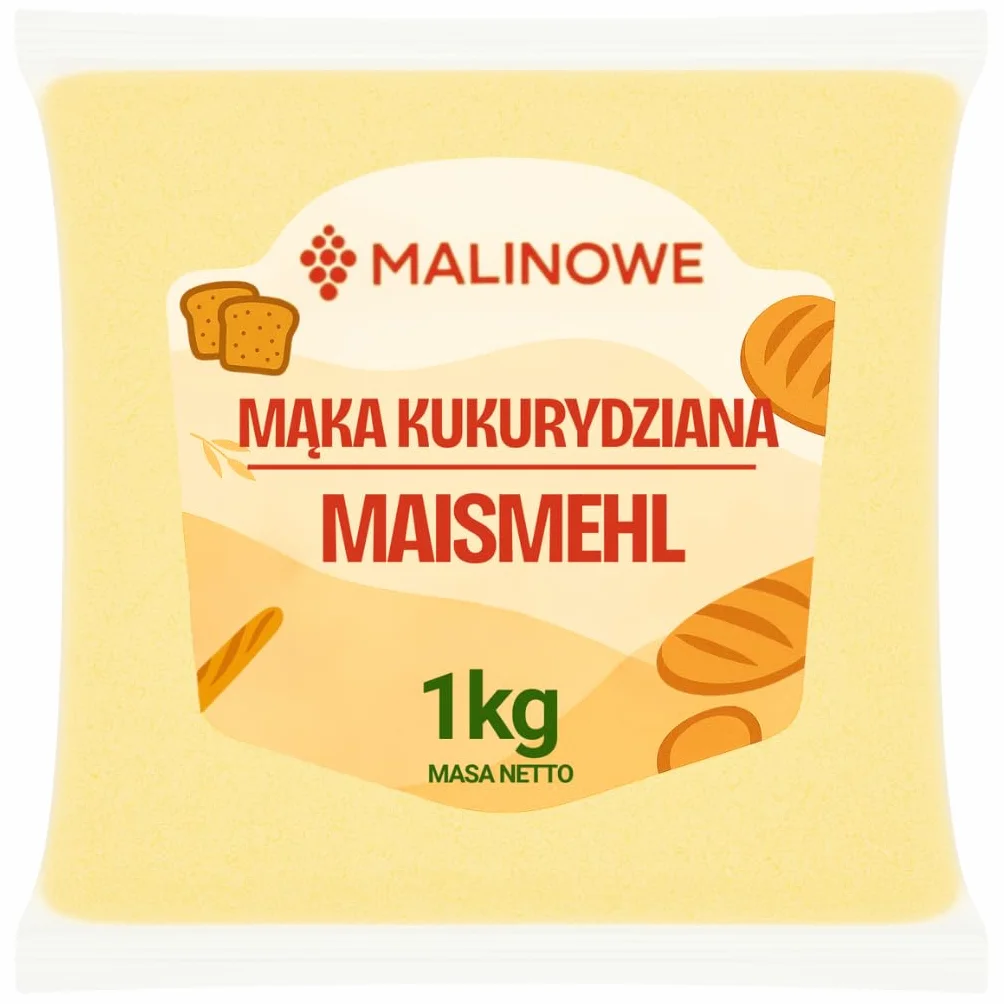 Malinowe MĄKA KUKURYDZIANA 1kg Doskonała Jakość