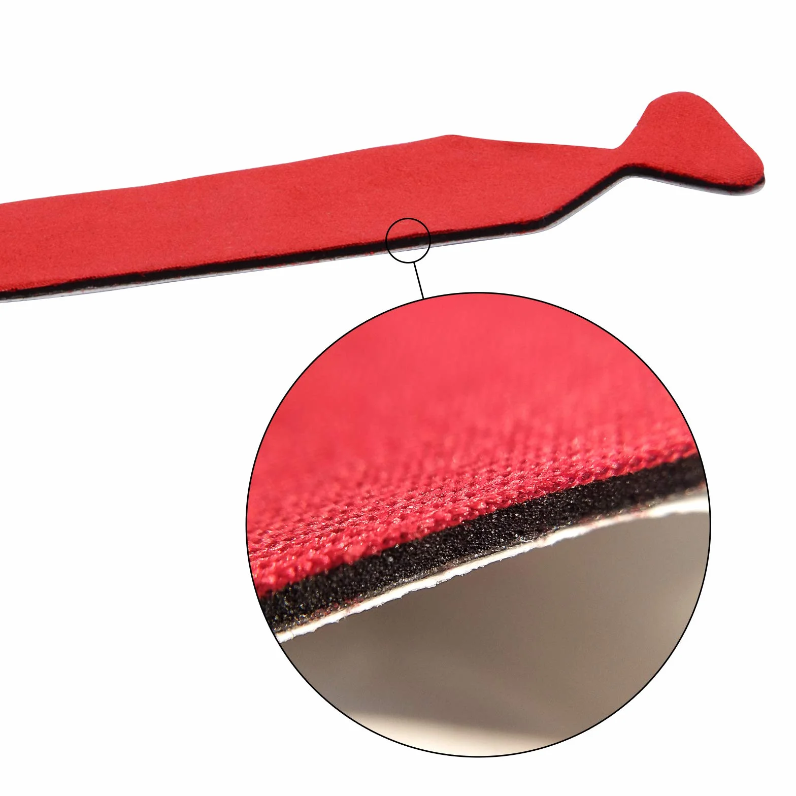 Ehdis 20 sztuk zapasowych filcowych krawędzi do rakieli, do rakieli, akcesoria do czyszczenia mikrowłókien, filcowa krawędź, odporna na zarysowania, do rakli 10 cm