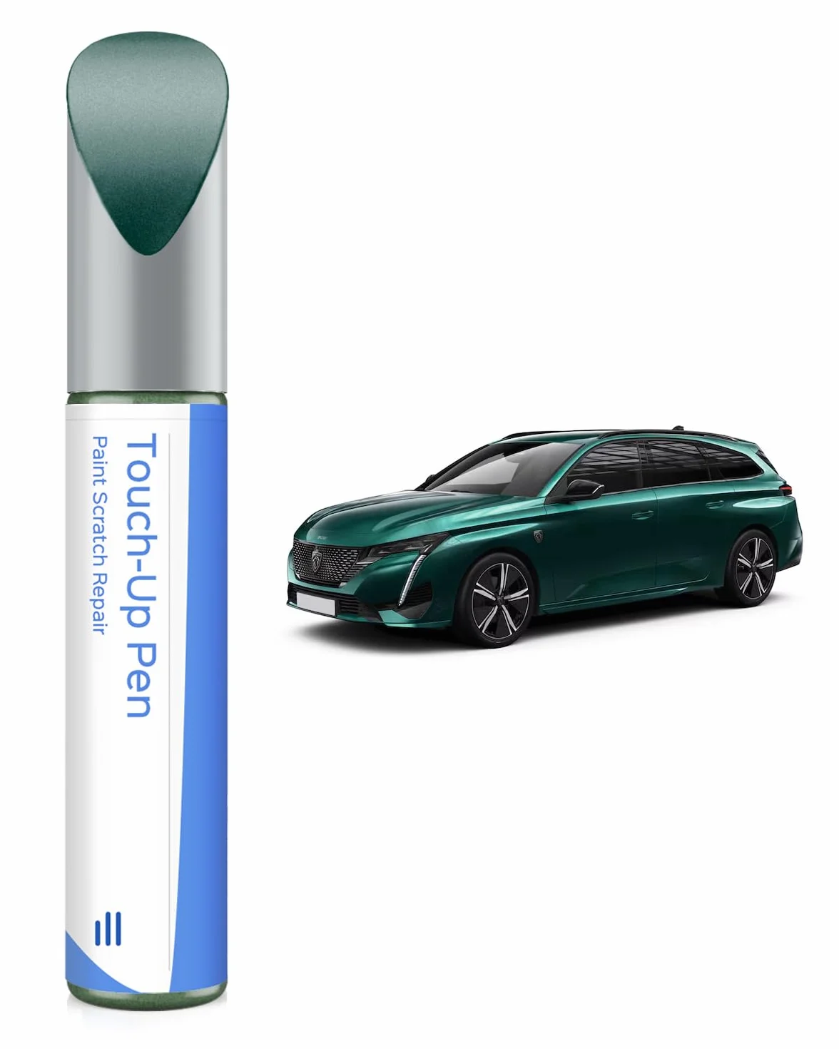 EBK Bleu Avatar Nacre Metallic/Avatar Blue farba naprawcza do Peugeot Dokładne dopasowanie – poprawa zarysowań i odprysków