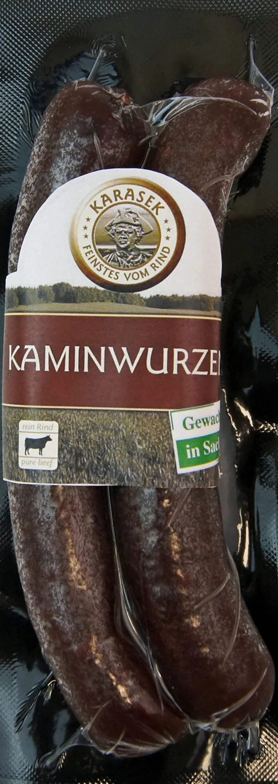 Wołowina kominkowa kiełbasa wołowa suszona na powietrzu dojrzała kiełbasa salami przekąska