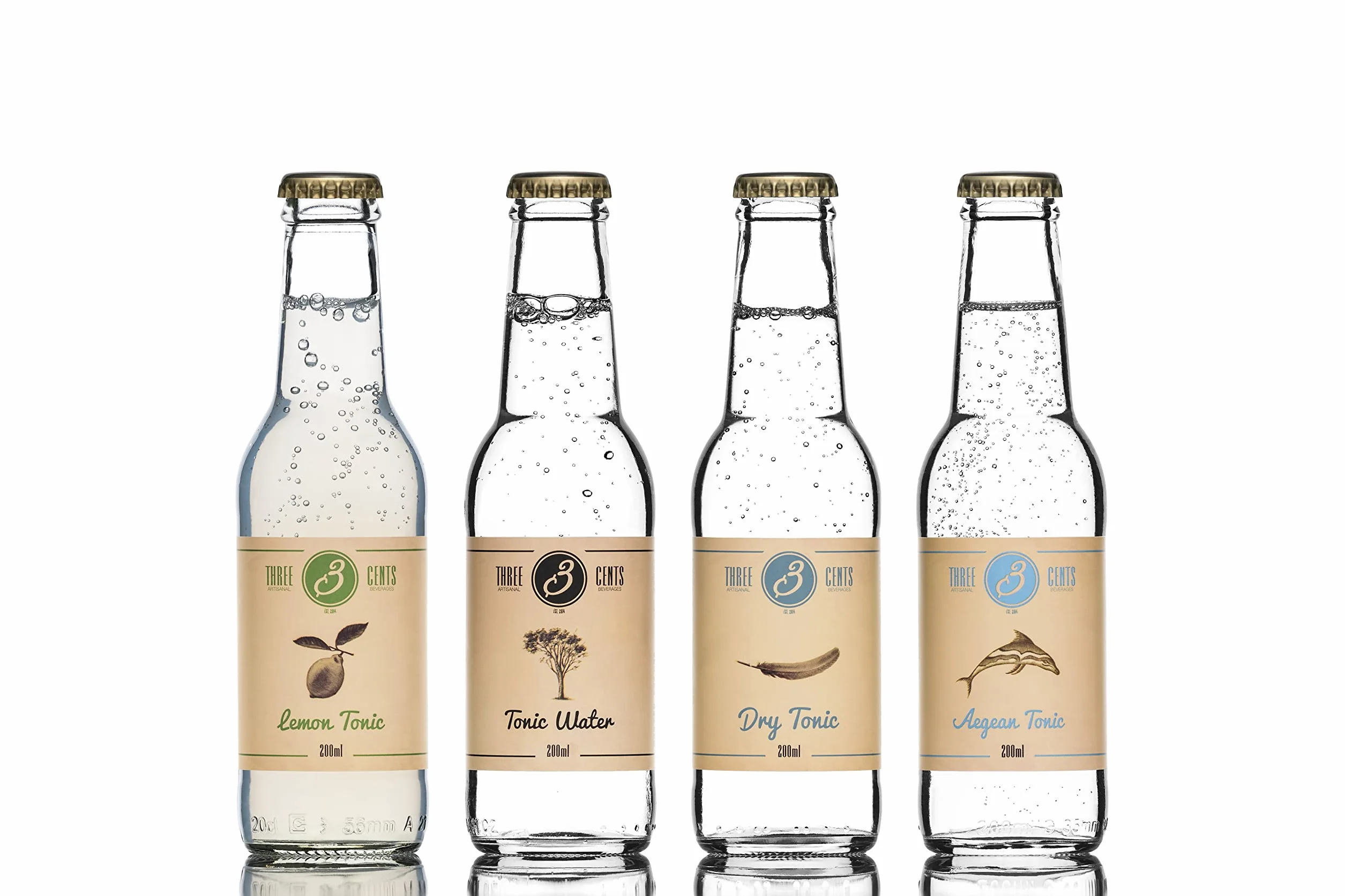 Napój gazowany Dry Tonic Soda 200ml - Three Cents