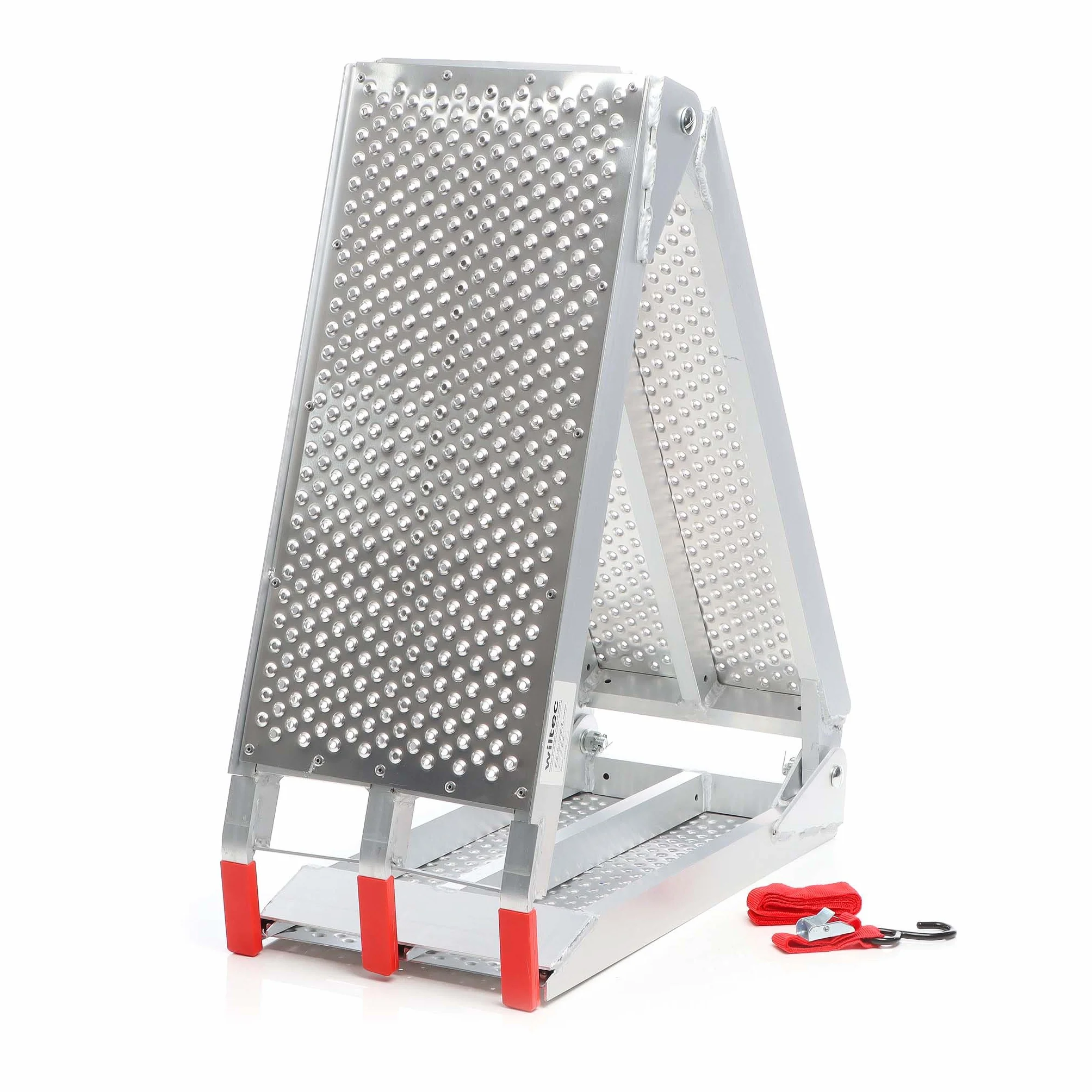 Wiltec składany najazd aluminiowy 270kg rampa antypoślizgowa