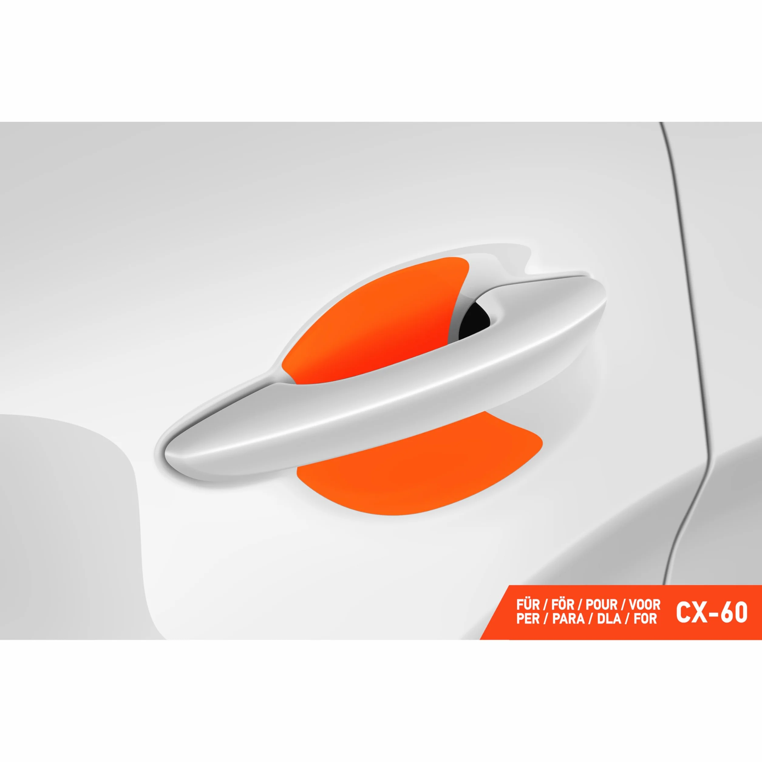 Luxshield folia ochronna na klamki kompatybilny z Mazda CX-60 I 2022-2026 przezroczysta błyszcząca