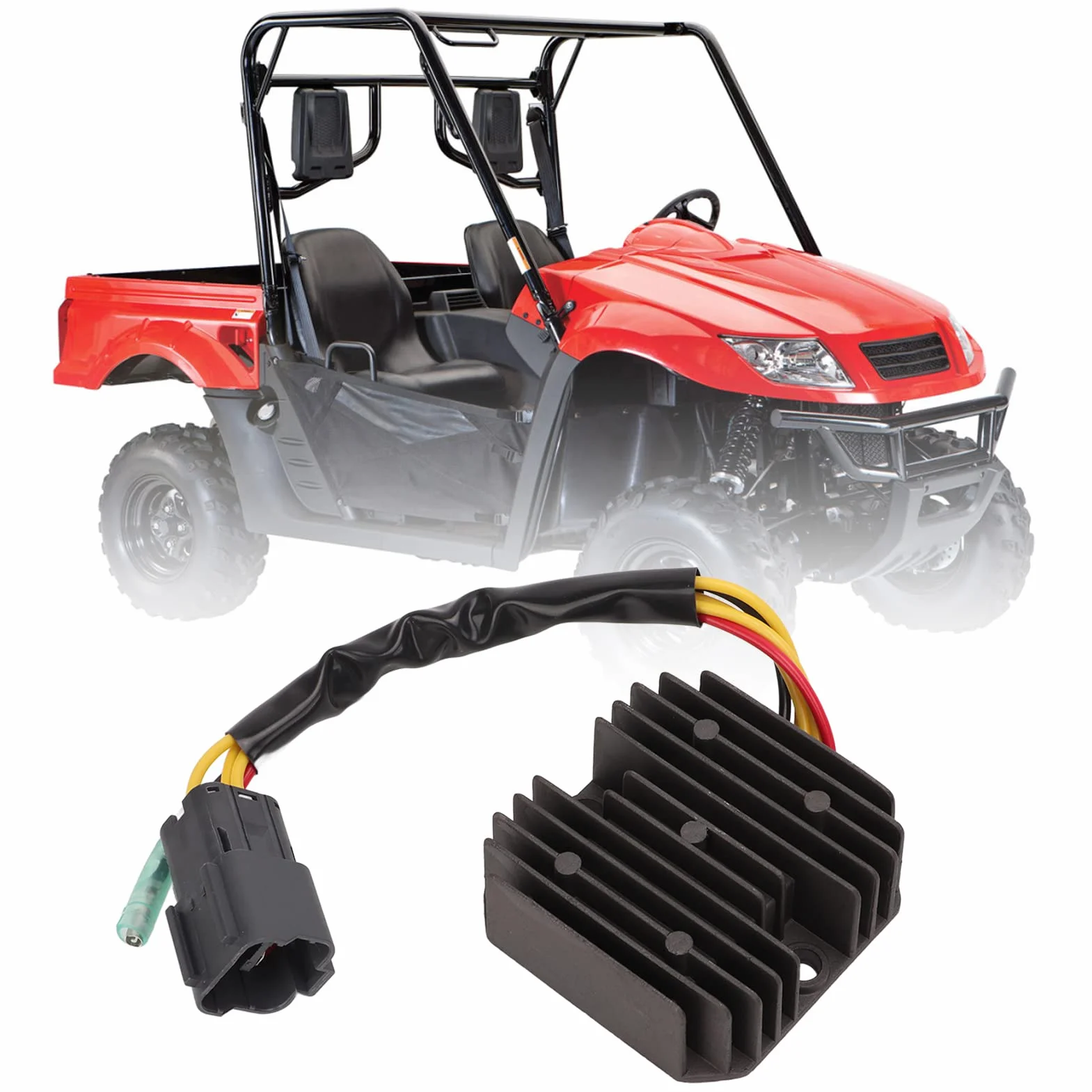 Prostownik Napięcia, Prostownik 12V ATV 31600 LBA7 900 Regulator Napięcia dla MXU250 2004-2007, UXV 500 MXU 500 4X4 IRS 2010-2014, Adly ATV Quad 300 320, Adly Quad ATV 280 300 320 400