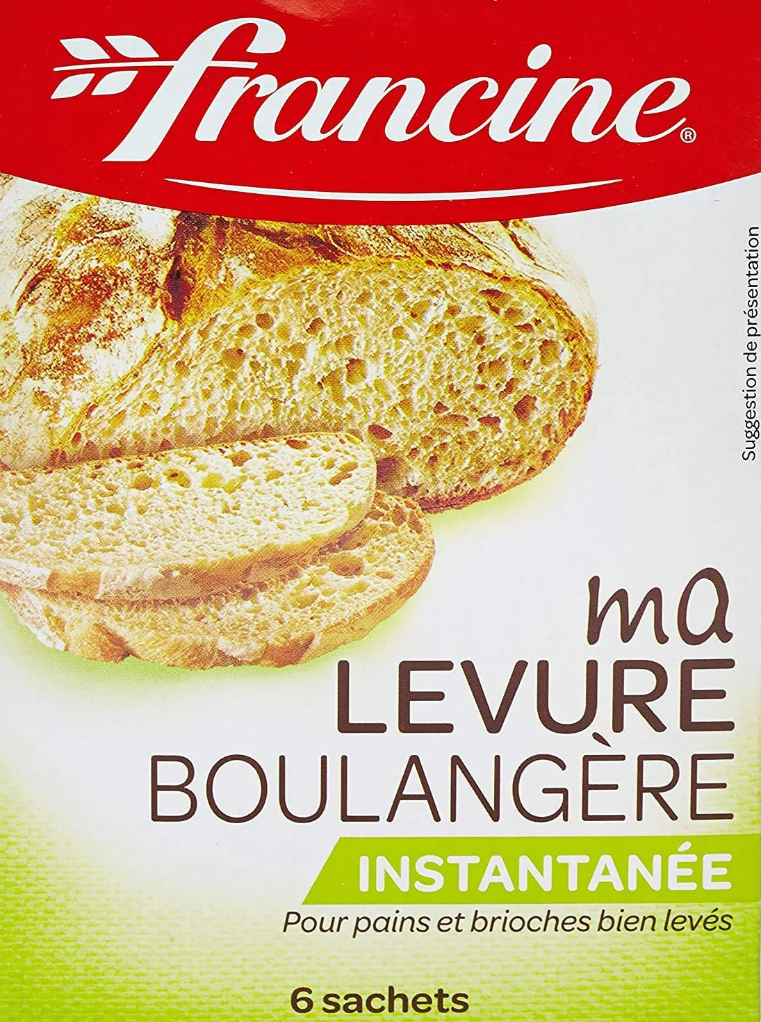 Francine drożdżowy 30 g - Levure Boulangère