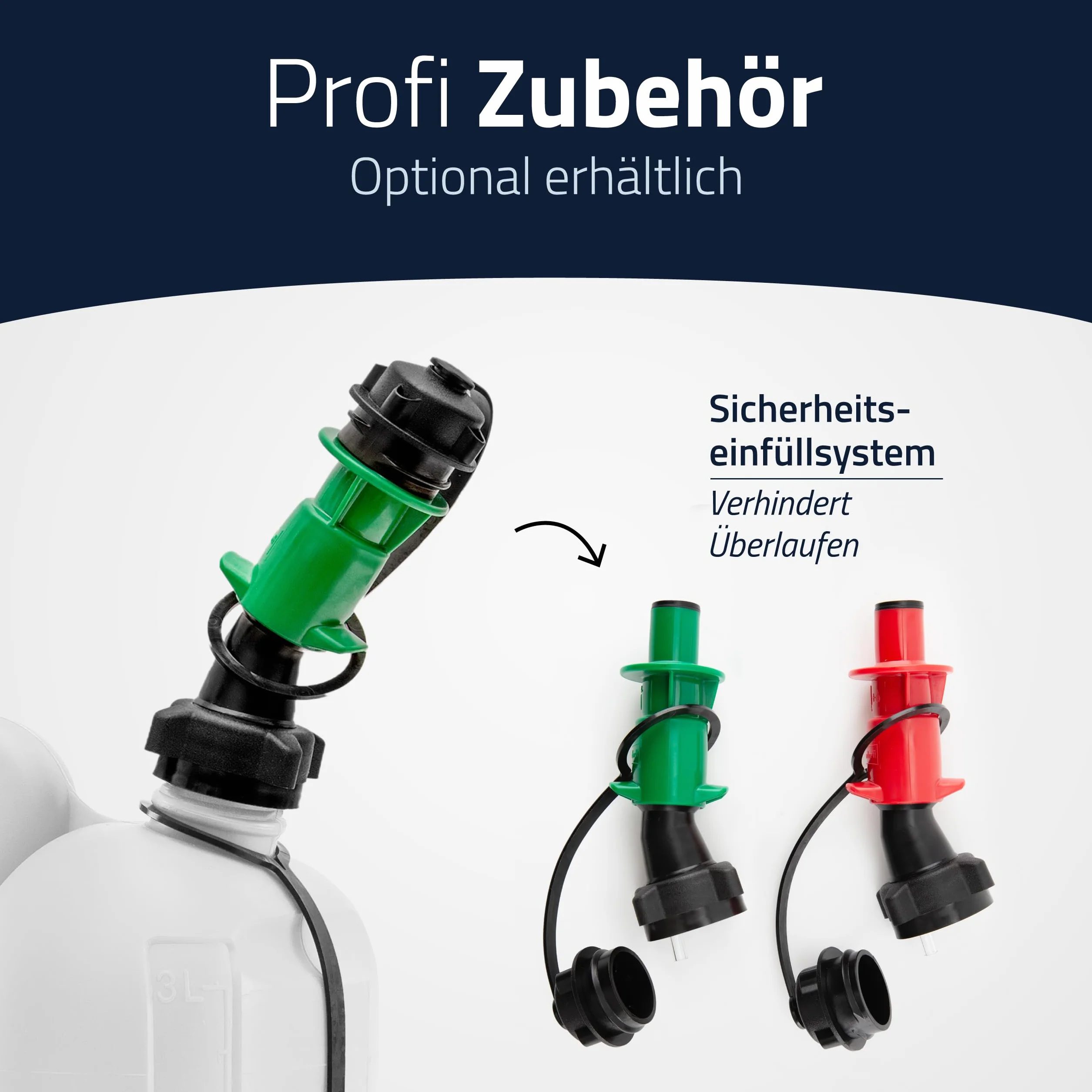 Hünersdorff Podwójny kanister ECO 5,5+3L na paliwo benzynę