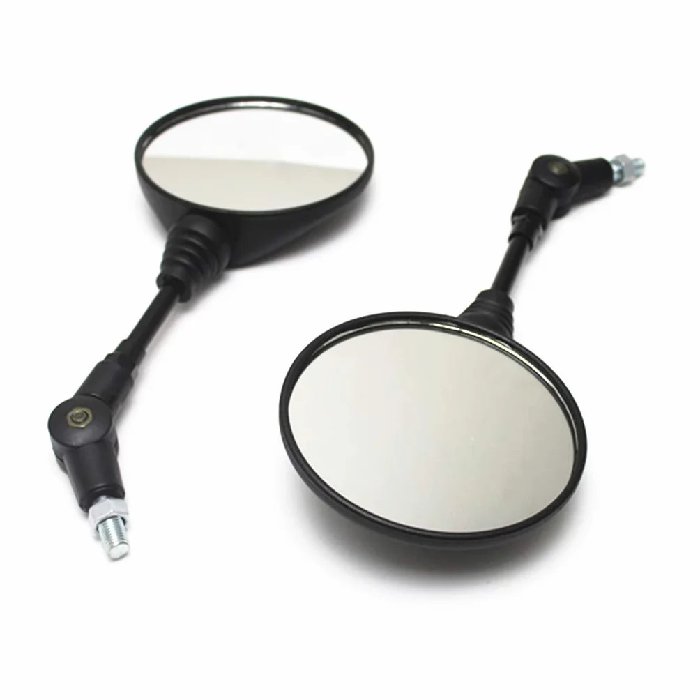 Motocyklowe Lusterka Wsteczne, 7/8" 22 mm Uniwersalne Składane, Regulacja 360 Stopni, Do Kierownicy Motocykla, ATV, Skuterów, Rowerów, 2 Szt.
