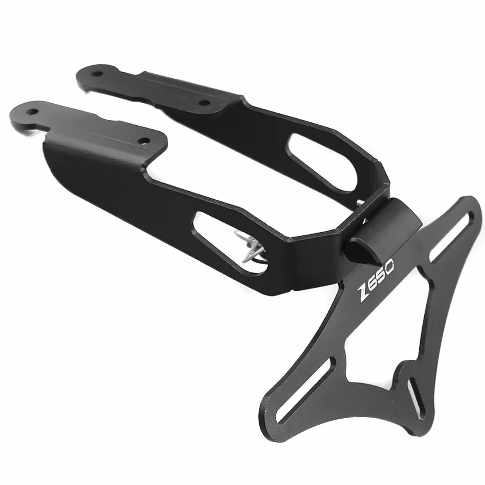 Wspornik tablicy rejestracyjnej kompatybilny z Z650 2018-2024 Fender Eliminator uchwyty tablicy rejestracyjnej, ochrona przed rozpryskami, klapy, ochrona przed rozpryskami, zderzak, 2024,