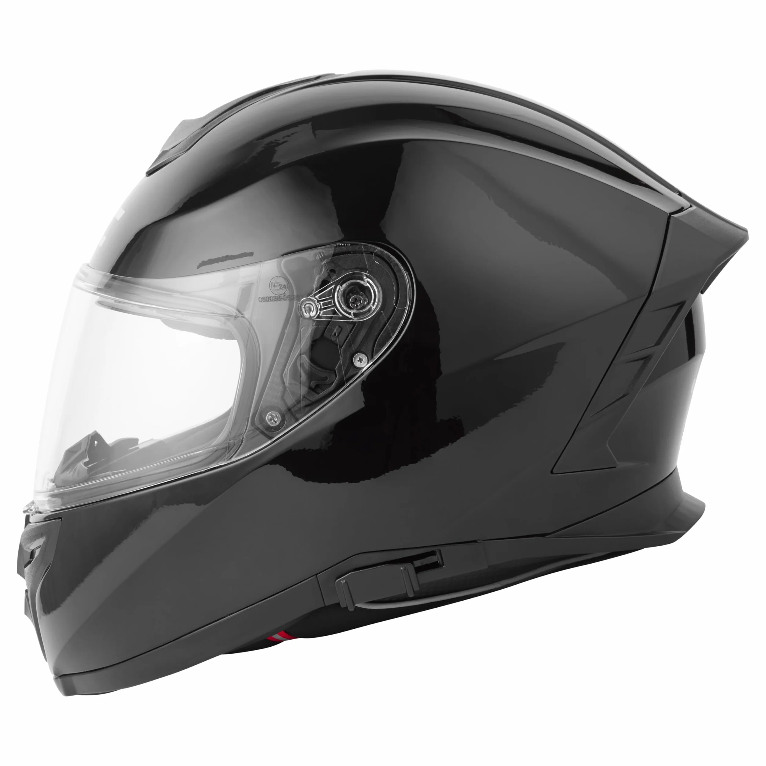 JDC Kask motocyklowy na całą twarz, wysuwany podwójny wizjer ECE 22.06, SABRE