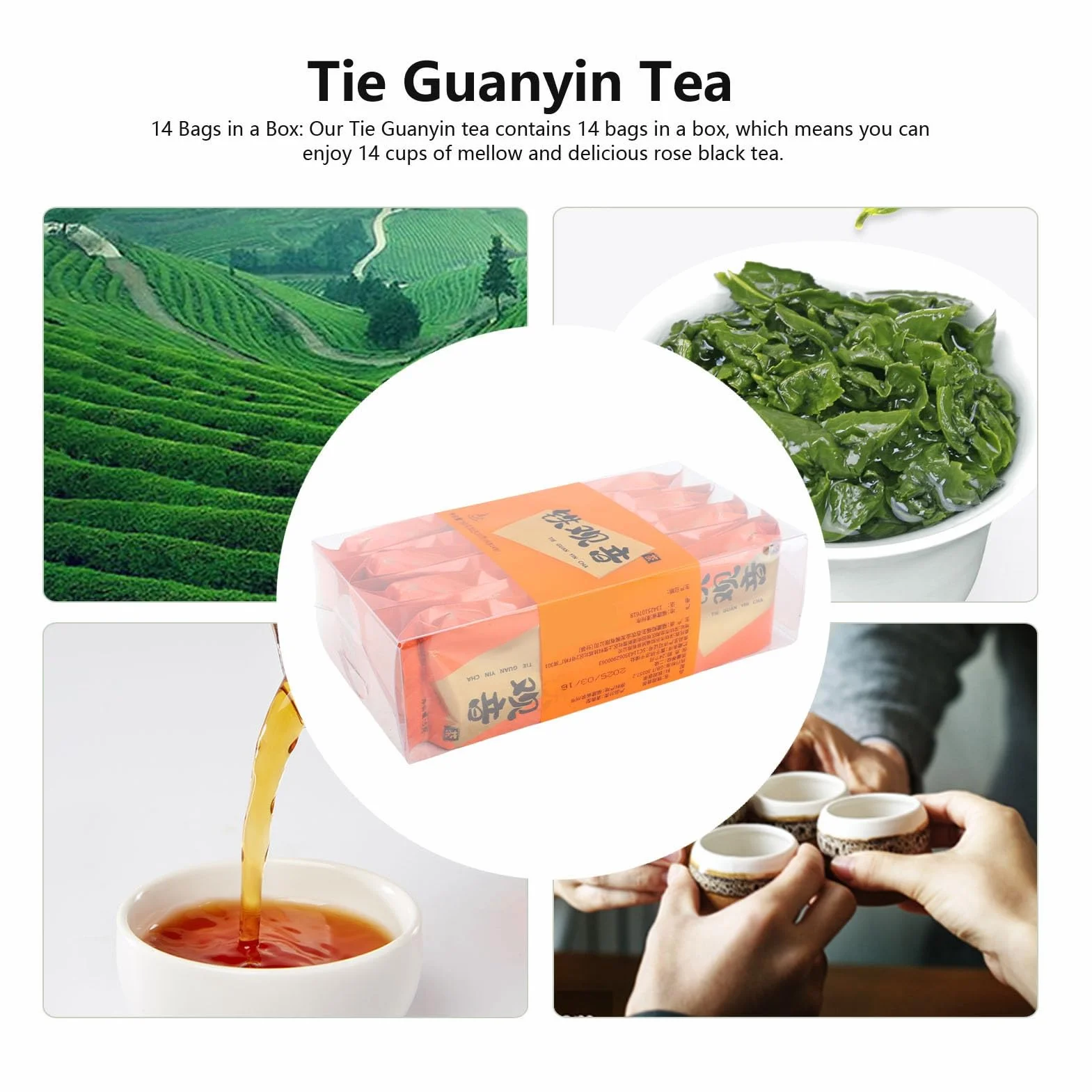 Herbata Oolong 4.4oz / 125g - Herbata Chińska Anxi Tieguanyin Tea - Herbata Tie Guan Yin - Herbata Oolong Żelaznej Bogini - Herbata Oolong High Mountain - 铁观音茶 乌龙茶 高山茶