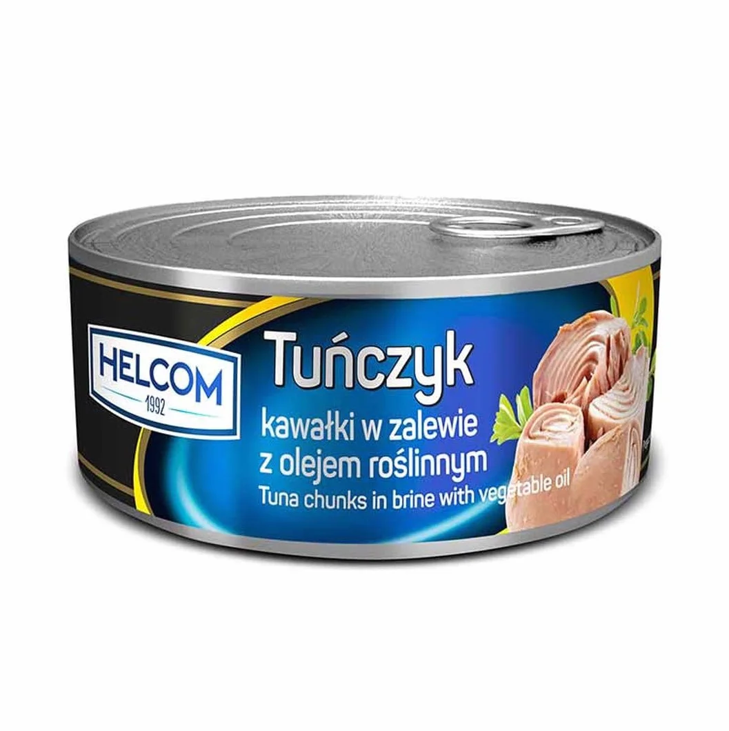 HELCOM Tuńczyk kawałki w oleju roślinnym 170g