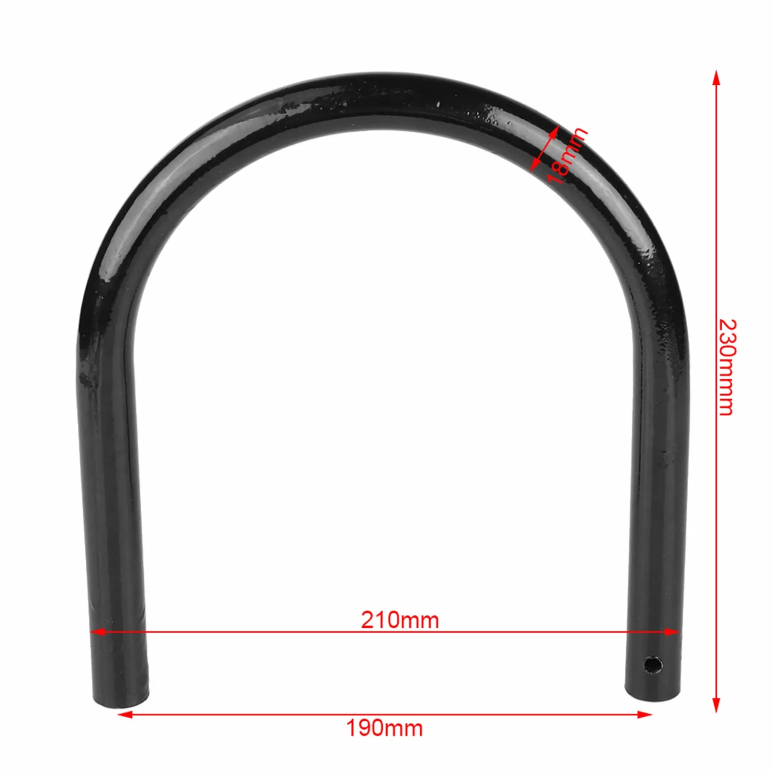 Uchwyt montażowy ramy tylnego siedzenia motocykla 210 mm do e-bike cafe racer