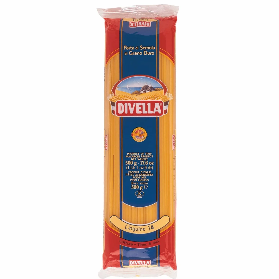 Makaron włoski Divella Linguine 500g płaskie spaghetti
