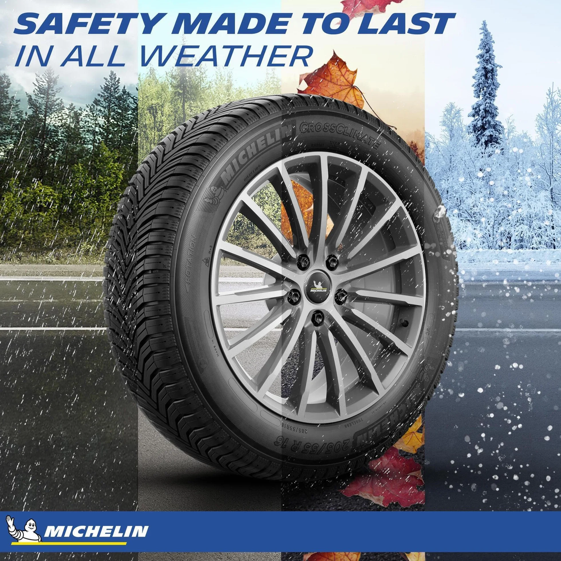 Opony na wszystkie pory roku Michelin Crossclimate+ 205/60 R16 96W Xl Zp