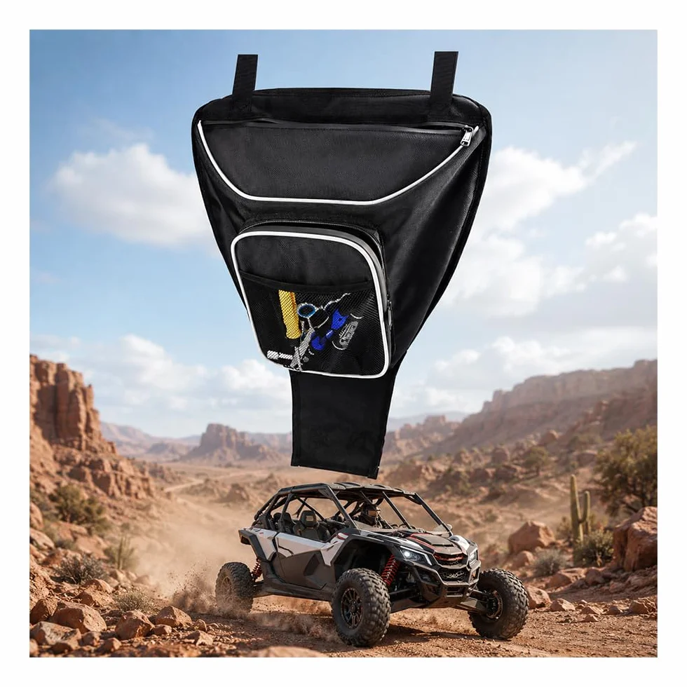 UTV torba do przechowywania na konsoli środkowej dla Kymco UXV 500i 2 SEAT 2014-2022 2023 organizator etui w kabinie wodoodporna wewnętrzna cargo