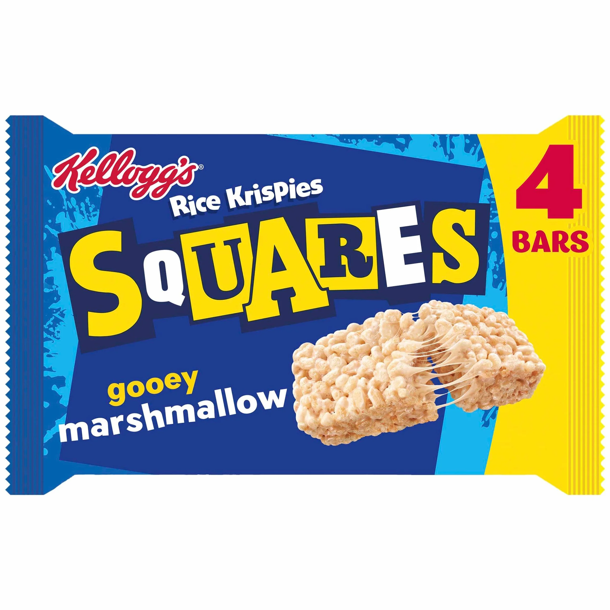 Kellogg's Rice Krispies Squares Chewy Marshmallow 4 x 28 g