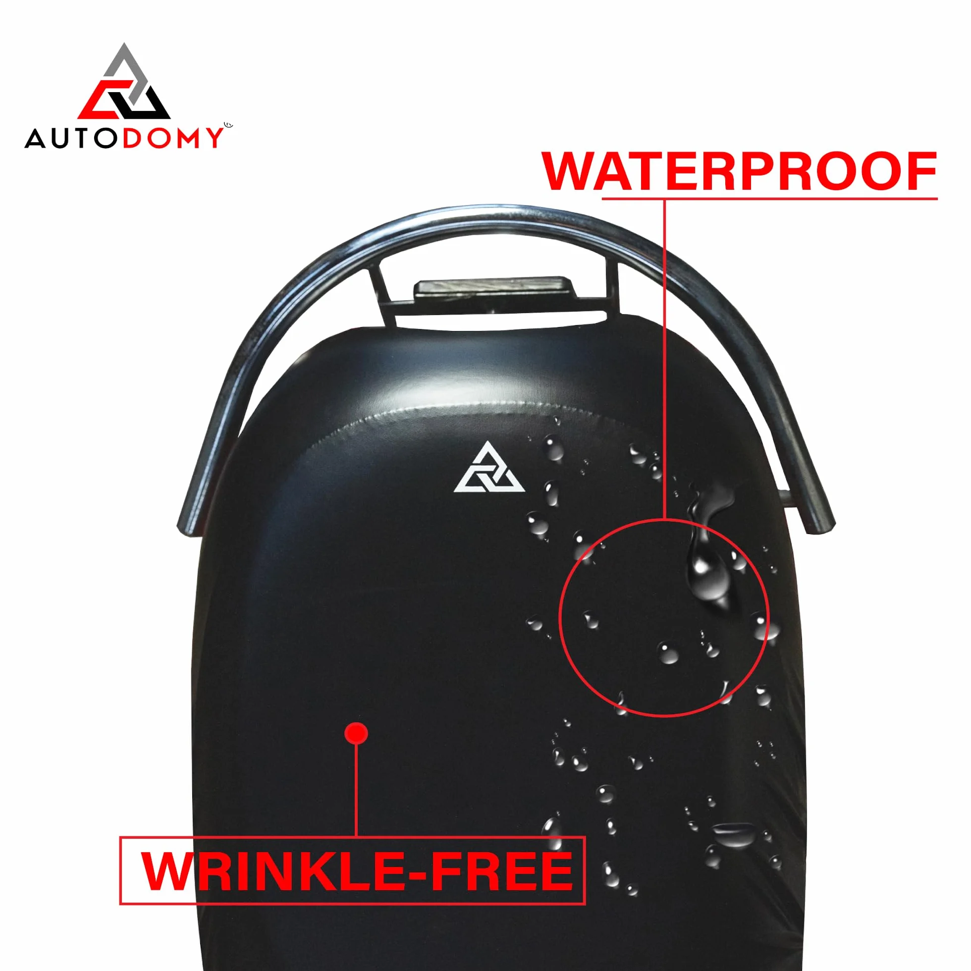 Autodomy Motocykl Seat Case Universal Waterproof Anti Scratch Dla siedzeń od 90 do 110 cm | Posiada Ochronę Przed Słońcem i Deszczem | Obowiązuje dla Wszystkich Rodzajów Motocykli (XL)