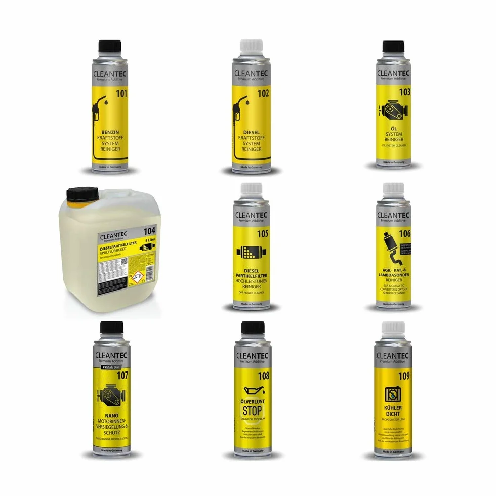 CleanTEC 105 profesjonalny środek czyszczący do filtrów cząstek stałych, wysokowydajny środek czyszczący i ochrona do filtrów DPF, diesla i oleju napędowego, 375 ml (1 l/35,27 euro) (4)