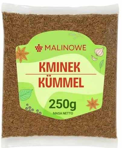 Malinowe KMINEK ZIARNO SUSZONY 250g Kminek Cały Jakość Premium