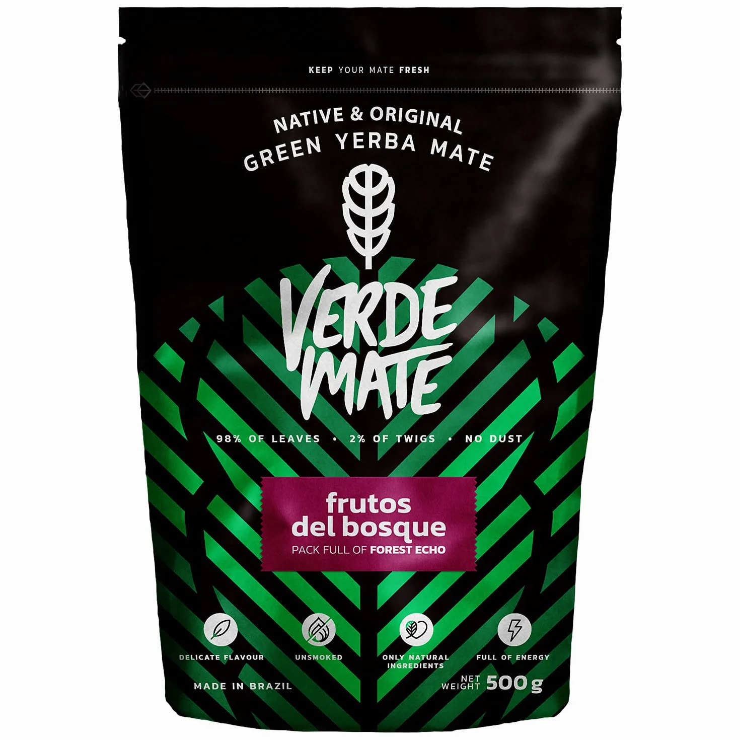 Yerba Mate owocowy zestaw 6 x 500 g z guaraną, owocami lasu, ananasem, Aszwagandhą, brazylijska, zielona herbata