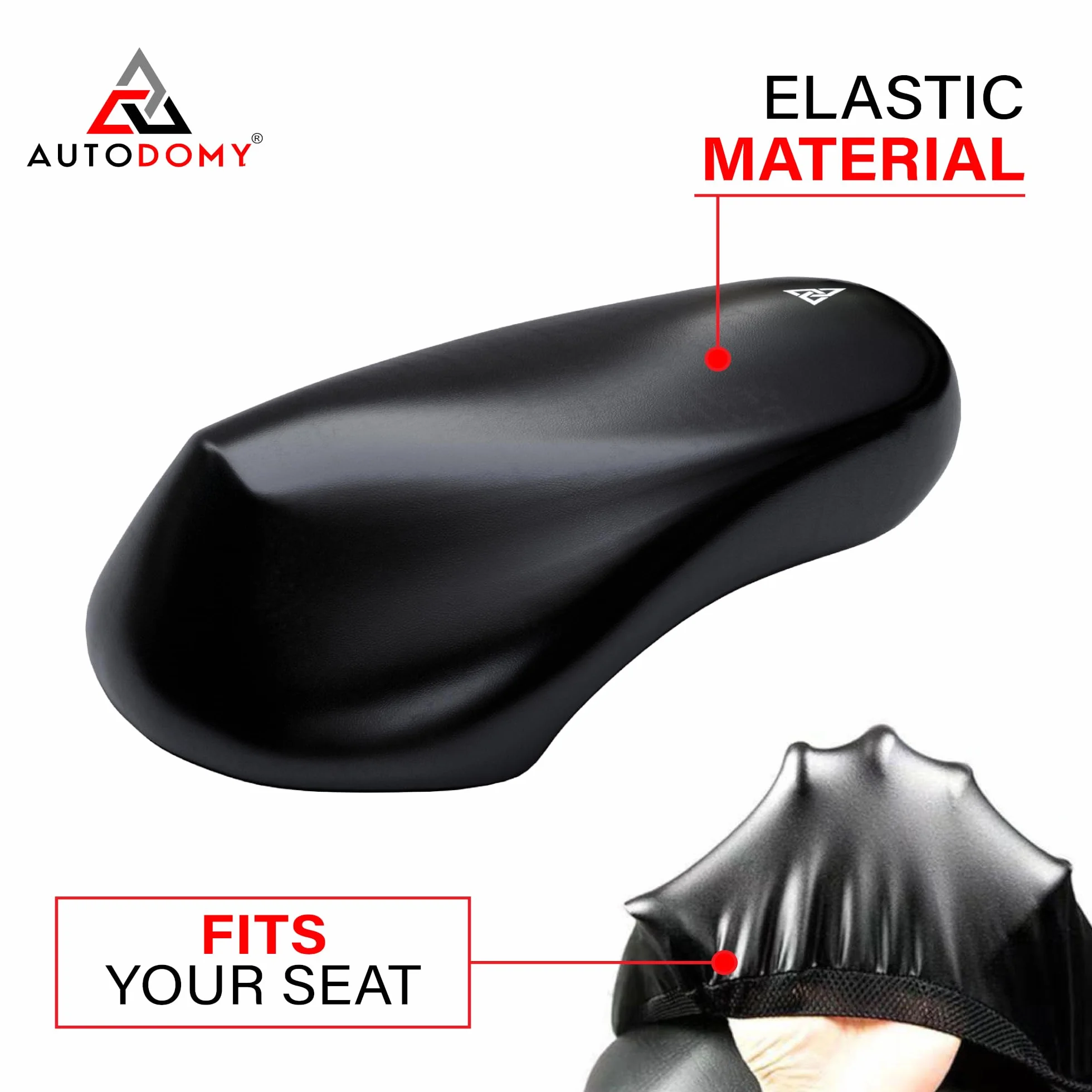 Autodomy Motocykl Seat Case Universal Waterproof Anti Scratch Dla siedzeń od 90 do 110 cm | Posiada Ochronę Przed Słońcem i Deszczem | Obowiązuje dla Wszystkich Rodzajów Motocykli (XL)