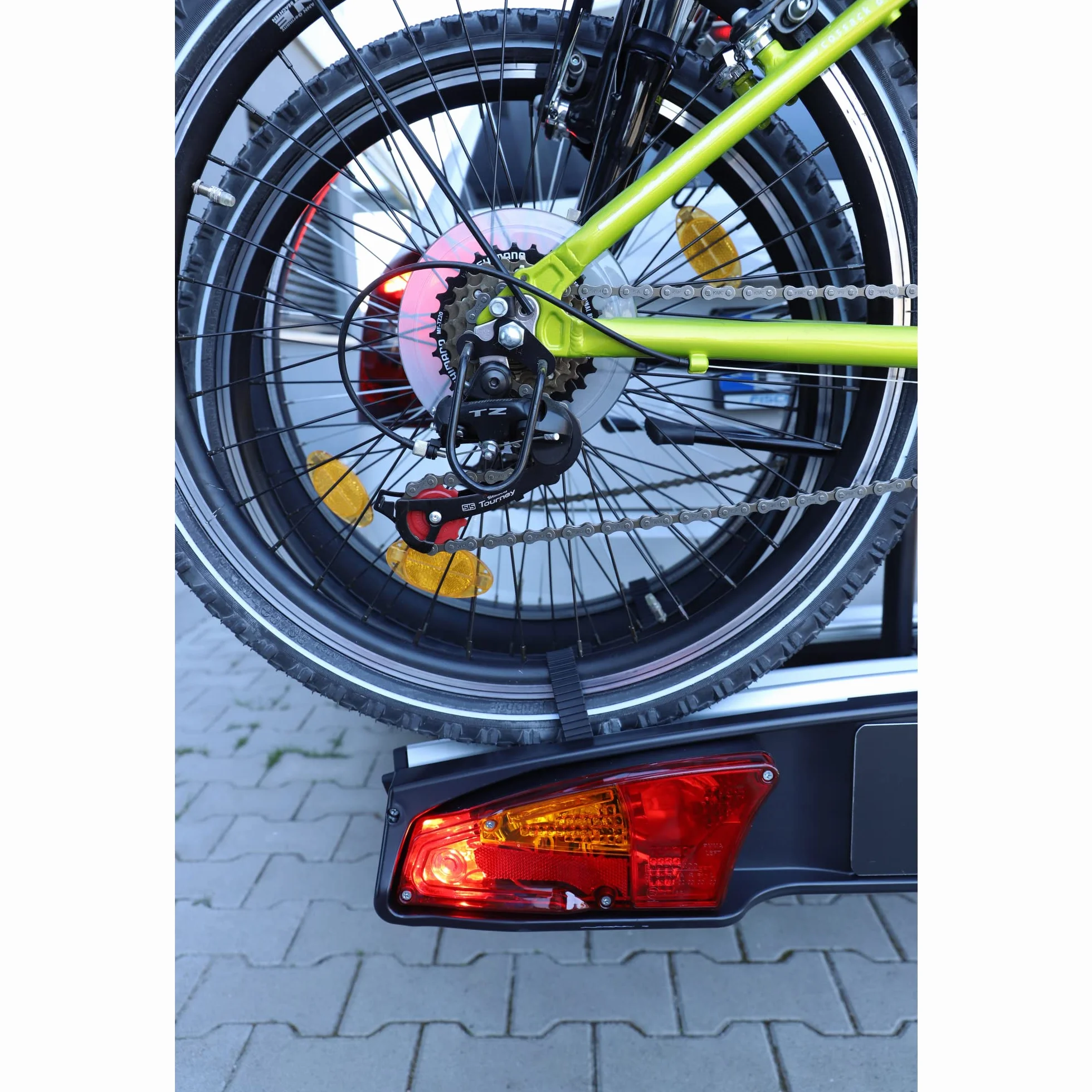 Cartrend Bagażnik rowerowy aluminiowy Active 2-rowerowy czarno-srebrny