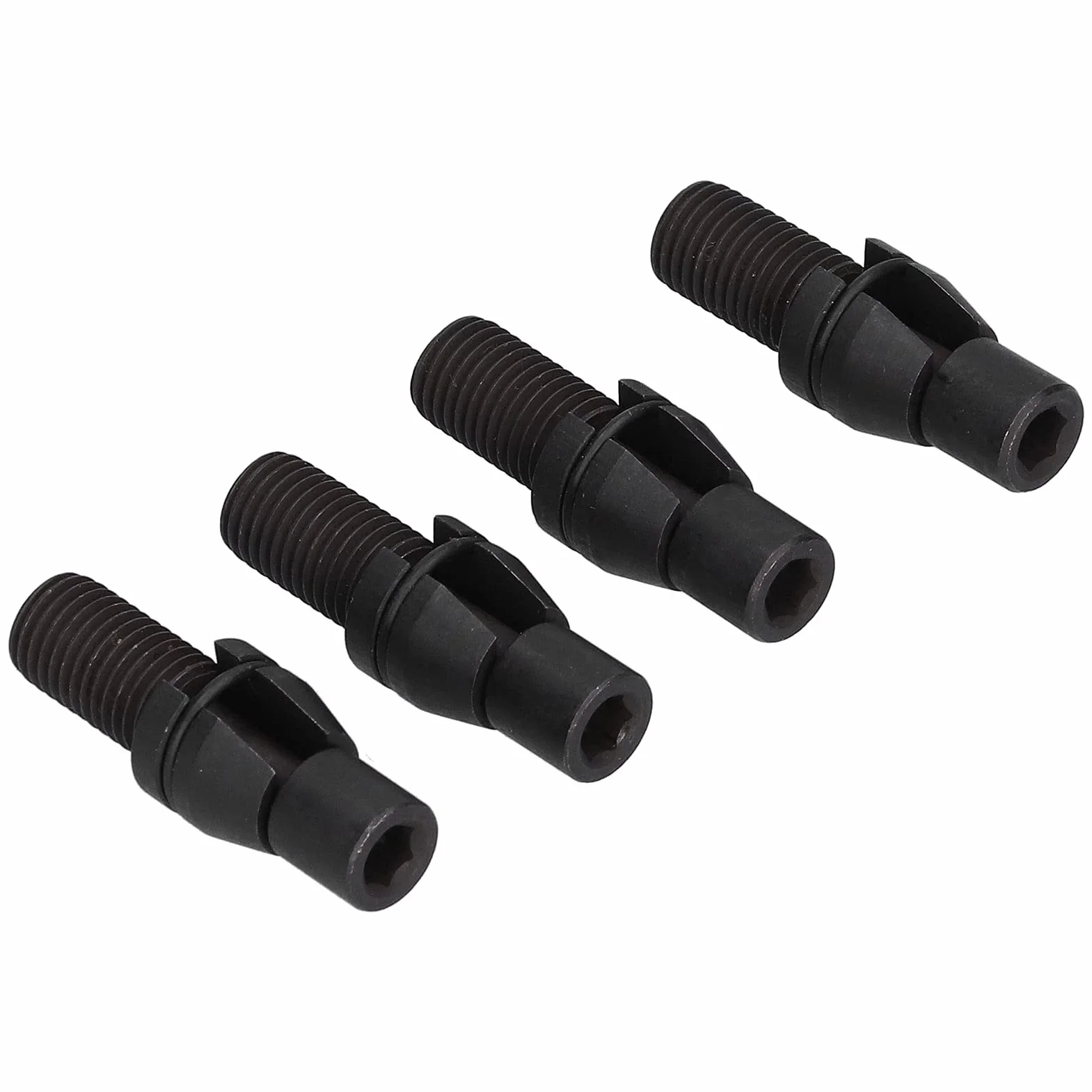 Qiilu kołek mocujący ę pomocniczą, 4 szt. Wyrównanie y pomocniczej kołek mocujący śruba regulacyjna M12x1.5mm gwint do naprawy samochodu