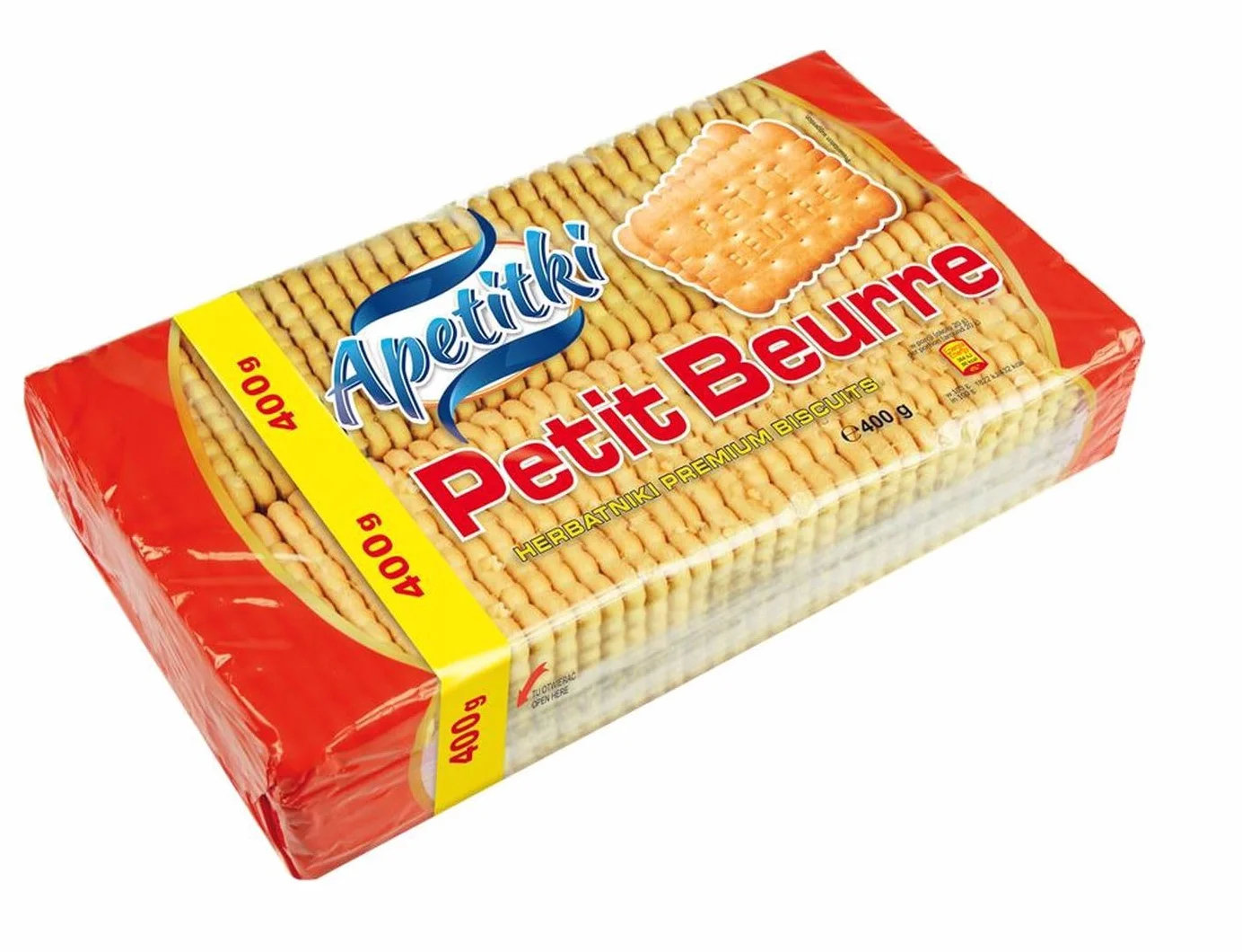 EUROBRAND Apetitki Petit Beurre Herbatniki 400 g