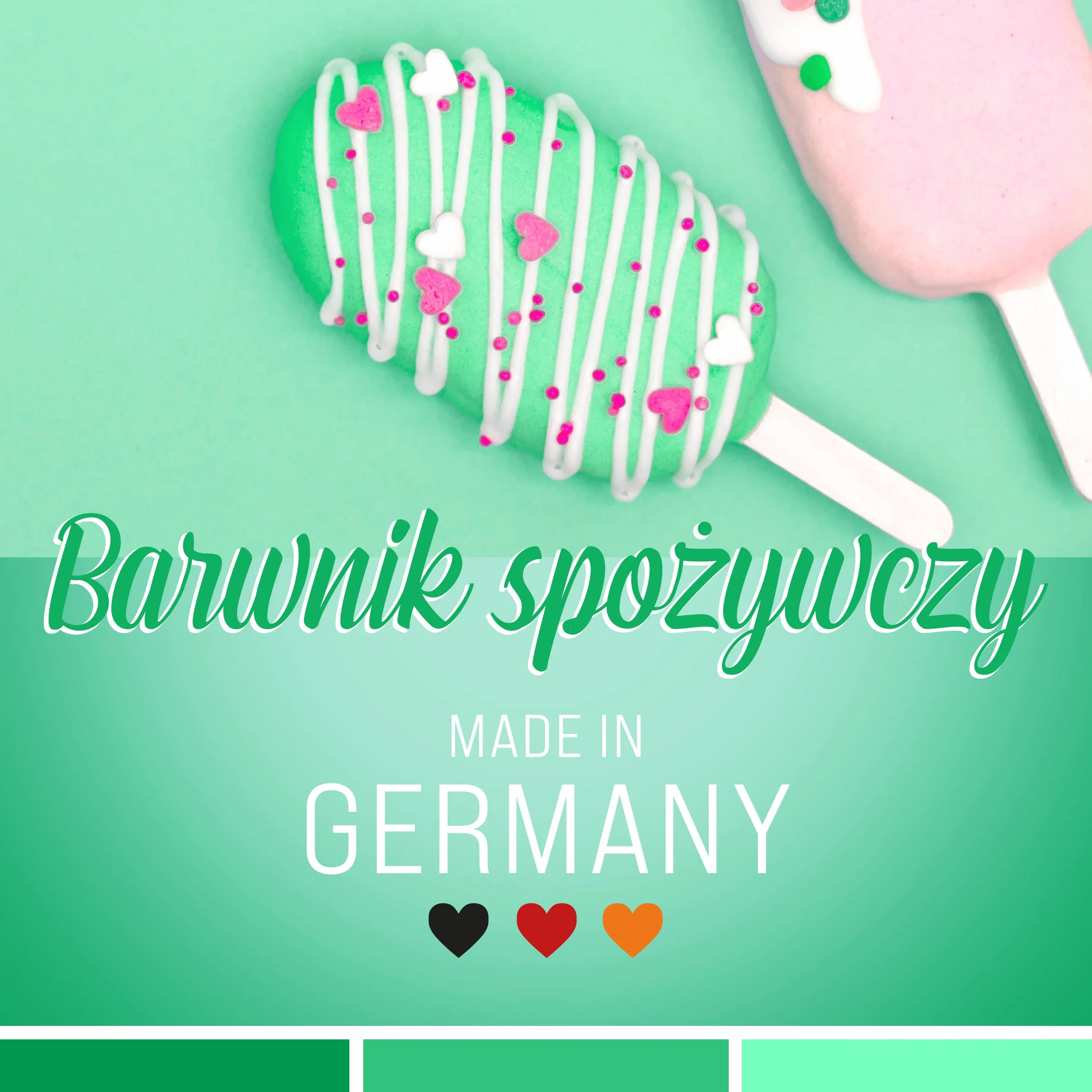 Belissia barwnik spożywczy szmaragdowa zieleń 10ml wysoce skoncentrowany barwnik, wyprodukowany w DE, bez cukru, płynny, do barwienia napojów, ciast, ciast, polew, slime i wielu innych.