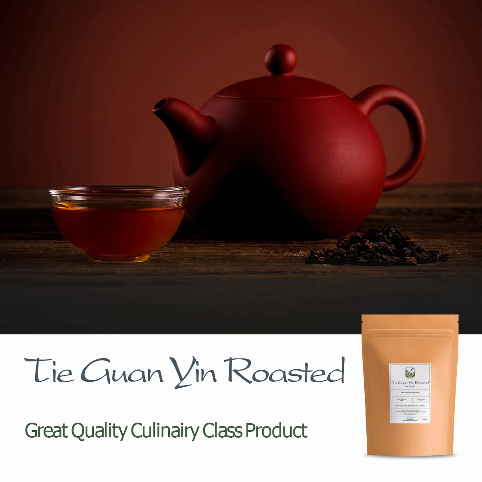 Tie Guan Yin Oolong Tea - Roasted Iron Goddess of mercy - Wu long Tea From China - Tieguanyin 50g