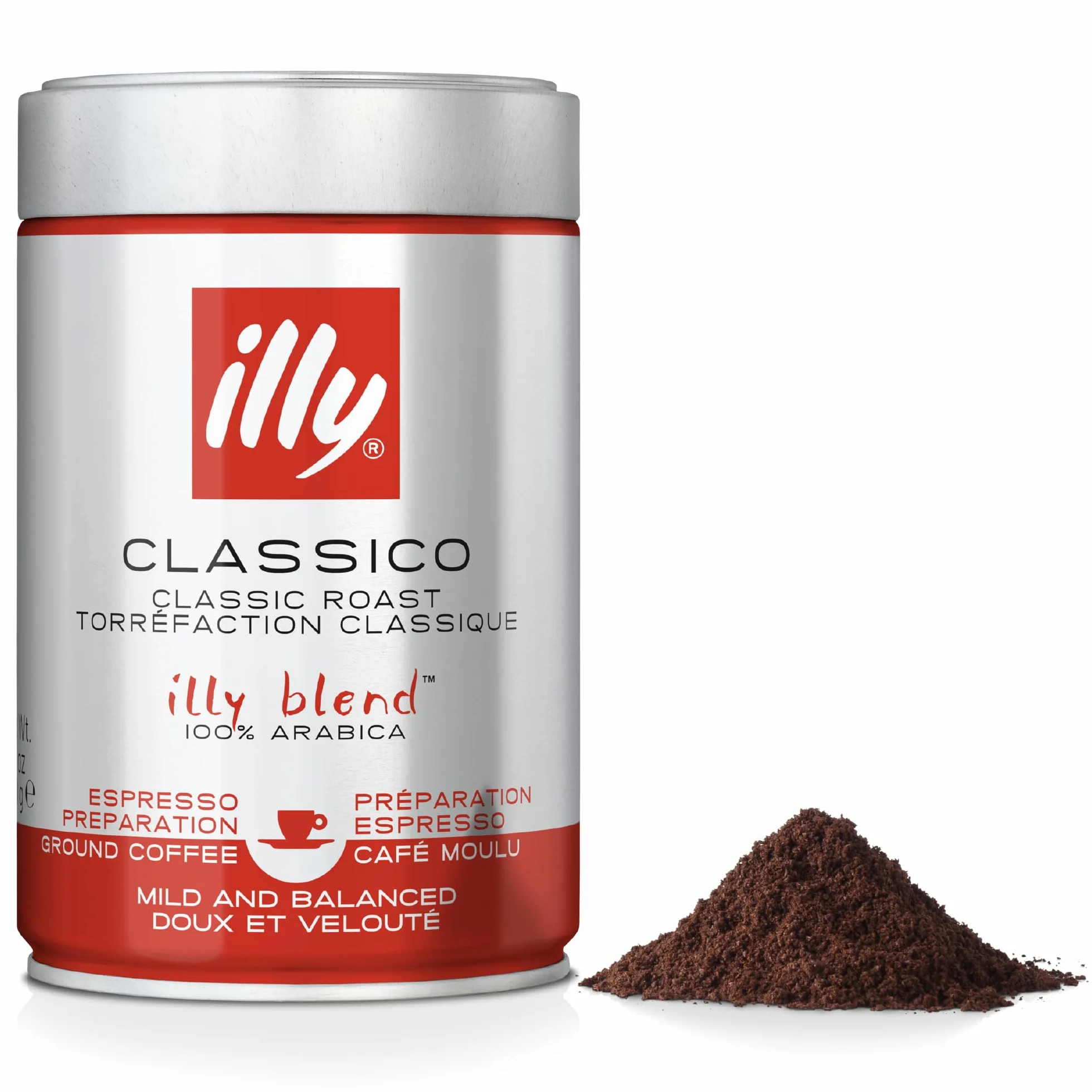 Illy Cafe mielona espresso Classico, 100% arabica - pudełko 250g