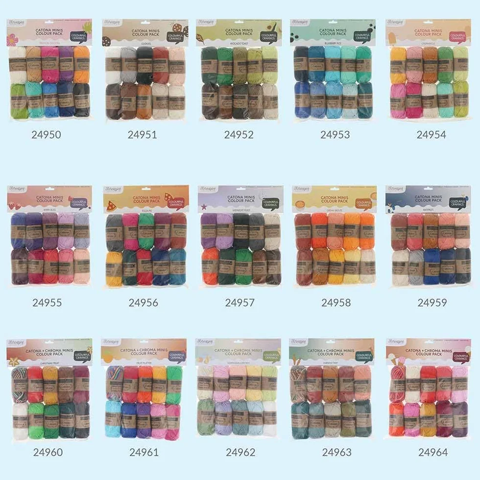 Scheepjes Catona Colour Pack 10x25g