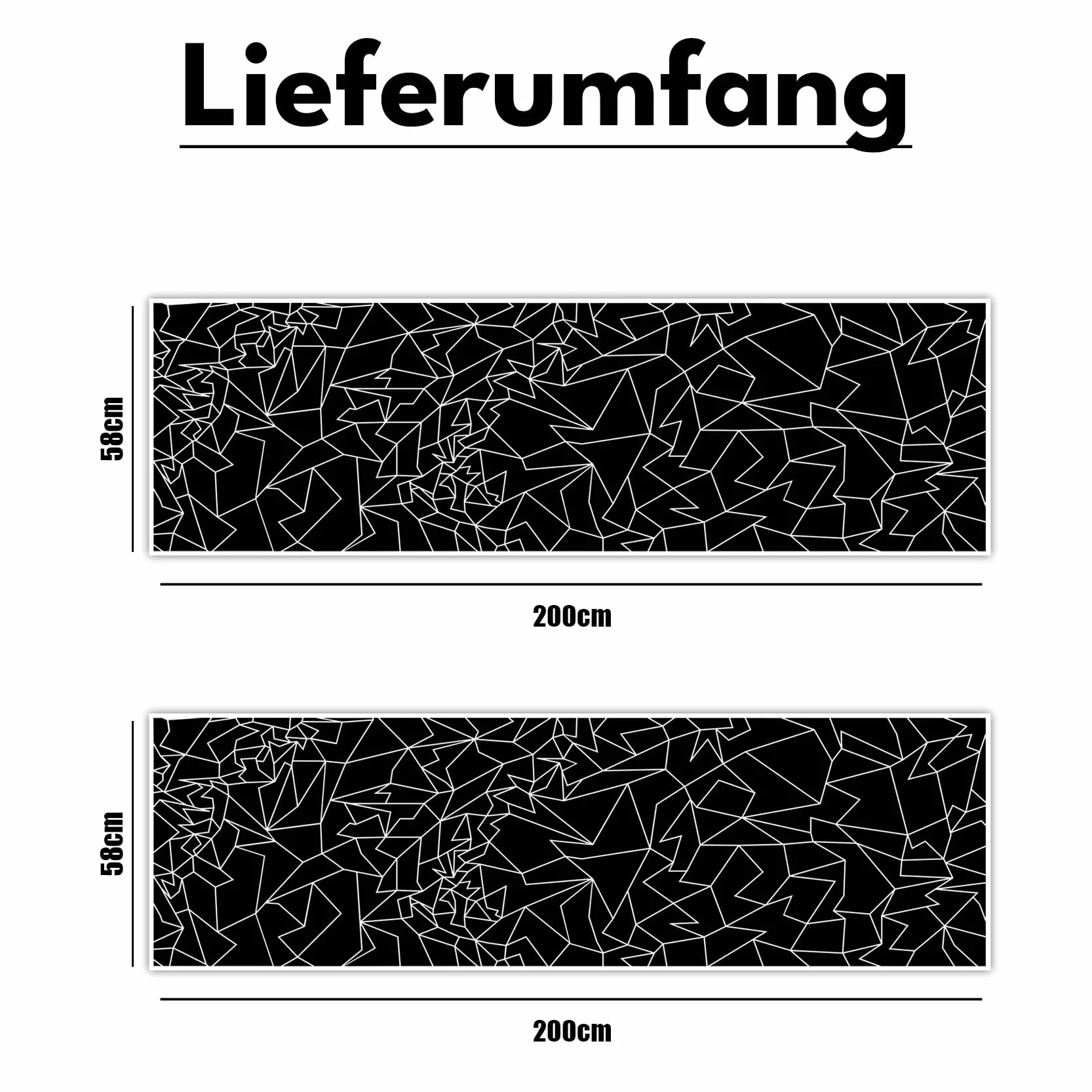 Folia Naklejka na samochód XXL 60 x 200 cm geometryczny wzór złamane szkło kamuflaż tuning dekoracja