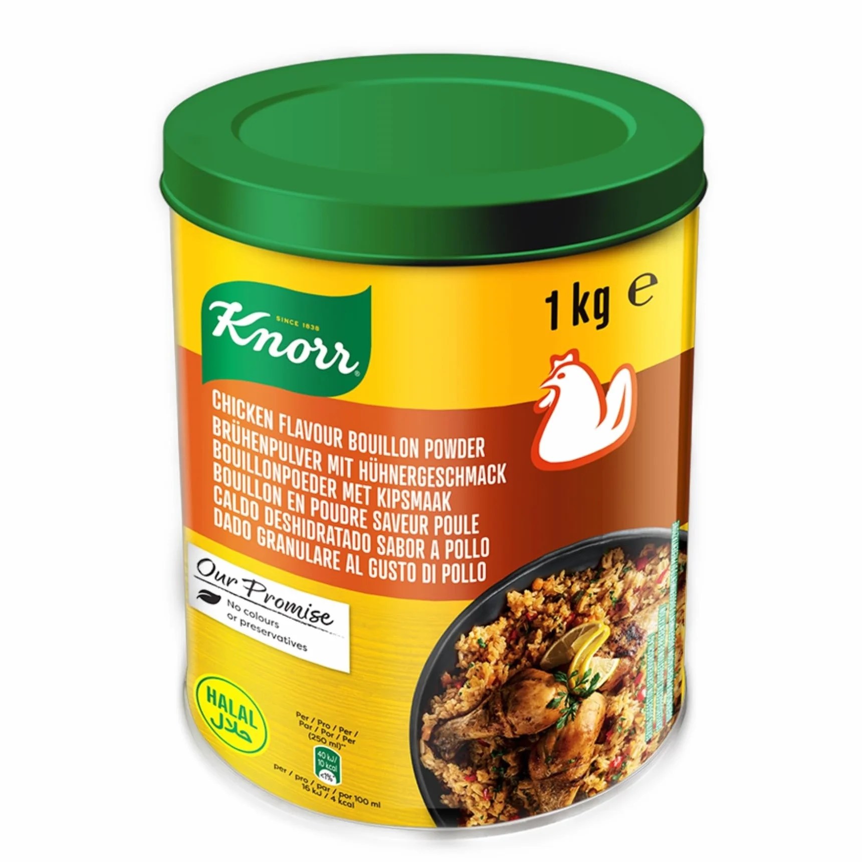 KNORR - Proszek z bulionu z kurczaka, (1 x 1 kg)