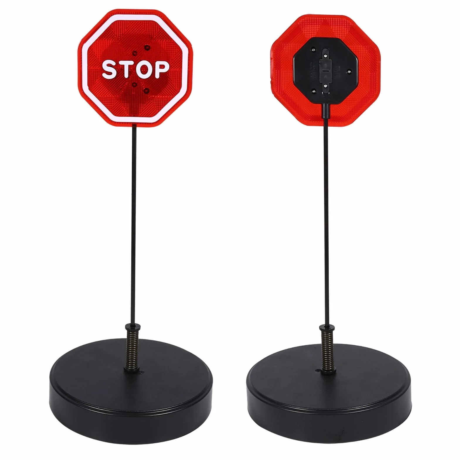Czujnik Zatrzymania Parkingów LED, Migający Czujnik Zatrzymania LED z Regulowanym Stojakiem Park Park Assistant Stop Sign Parking Pomoc dla Garażów Pojazdem do Tyłu