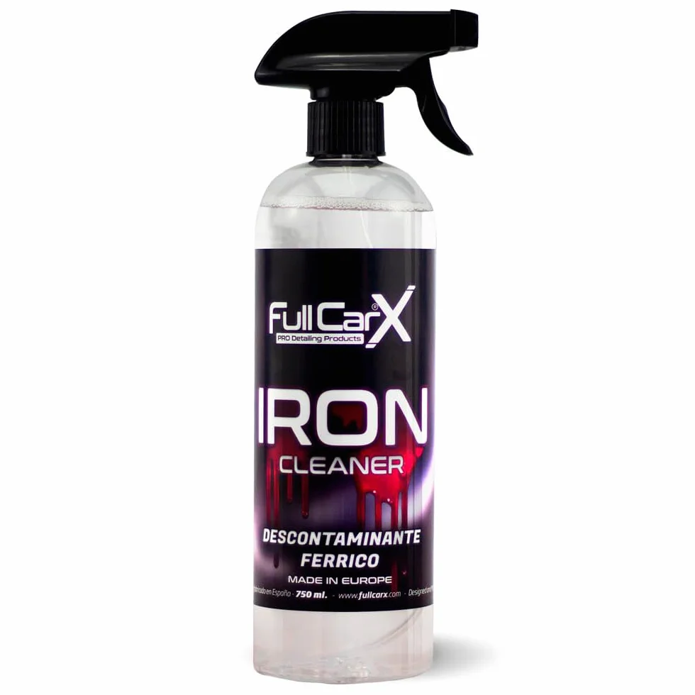 FULLCARX Żelazny środek czyszczący 750 ml do felg samochodowych, neutralne pH odkażacz