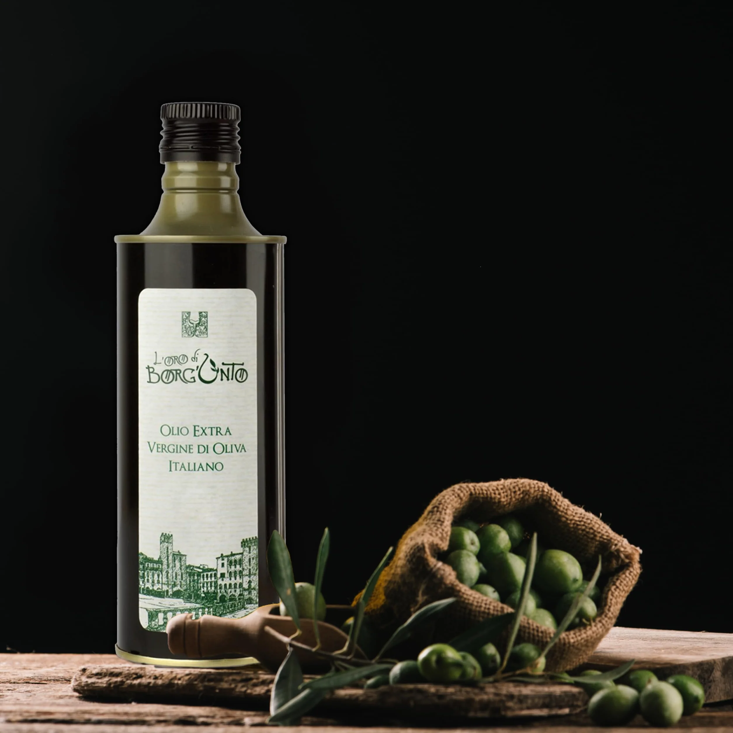 Oliwa Extra Virgin Włoska Borgunto 3x500ml Leccino Frantoiano Moraiolo