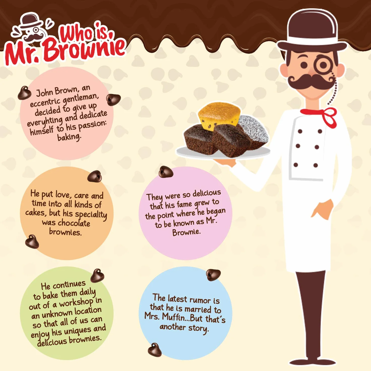 Mr. Brownie Galactic Brownies, 8 sztuk, 200 g