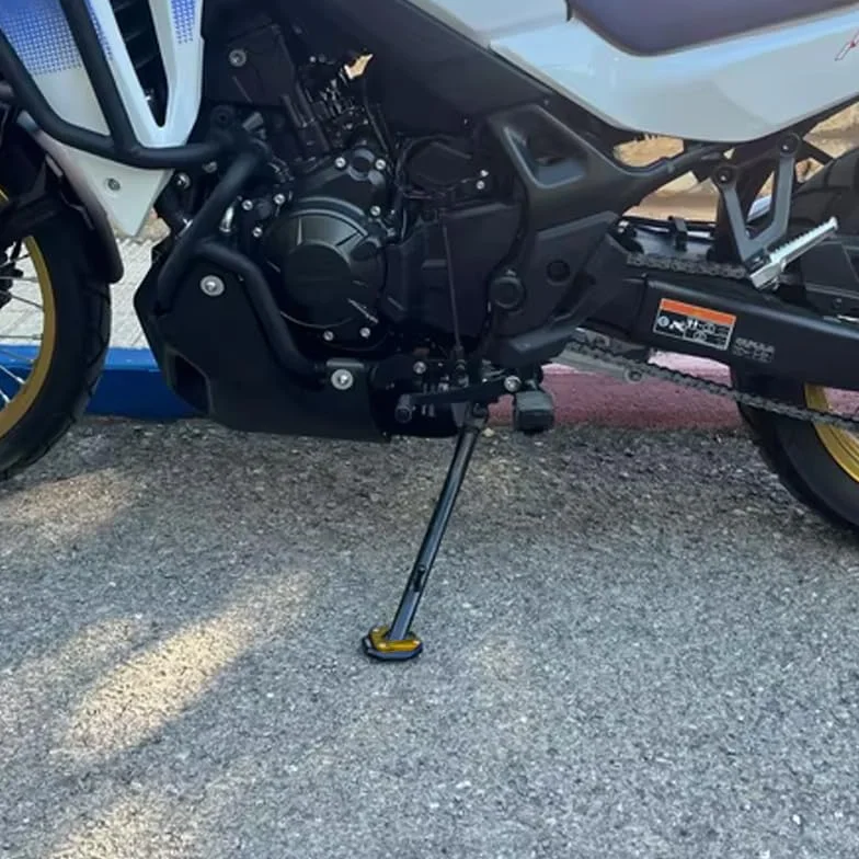 Motocykl CNC pasuje do Hon-da X-ADV XADV 750 NC750X NC750 X HORNET CB750 TRANSALP XL750 podkładka przedłużająca podpórkę boczną stopka płyta powiększająca stopkę (złoty)