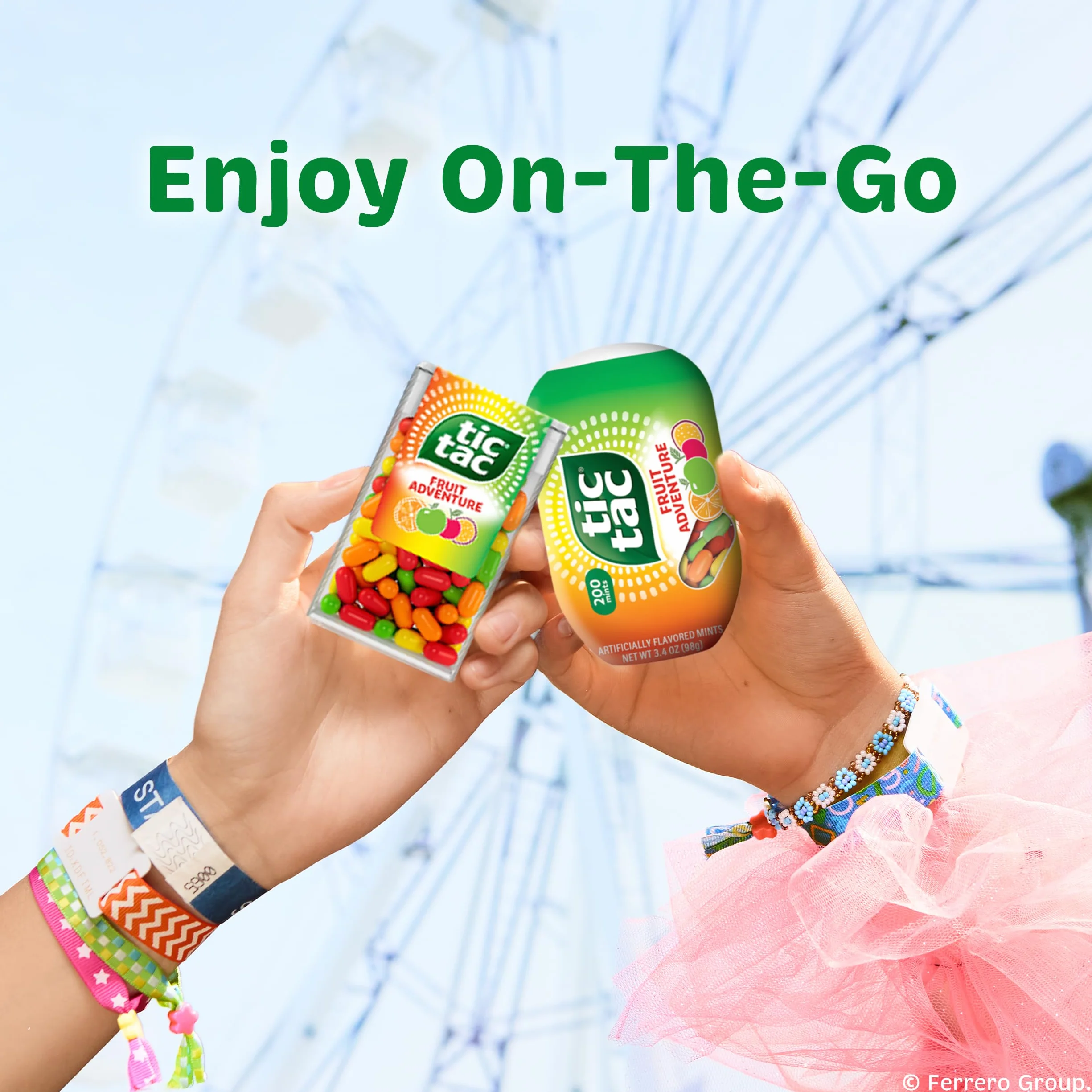 Tic Tac Mints Fruit Adventure 3.4 oz Bottle Pack