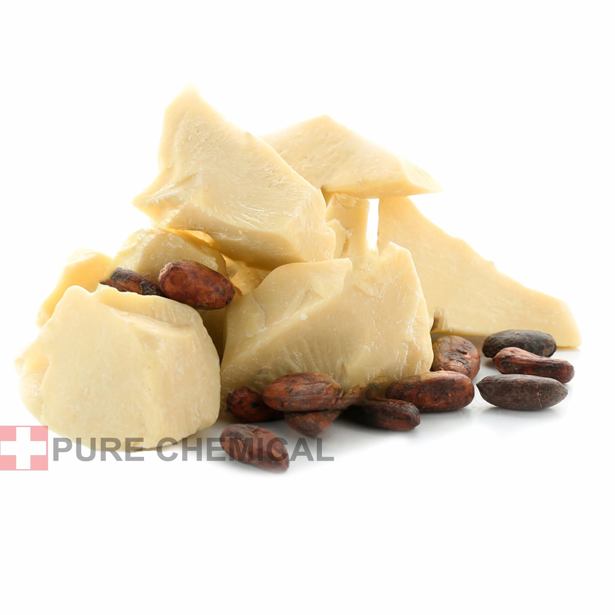PURE CHEMICAL Masło Kakaowe Nierafinowane Naturalne Łupane (0,5kg)