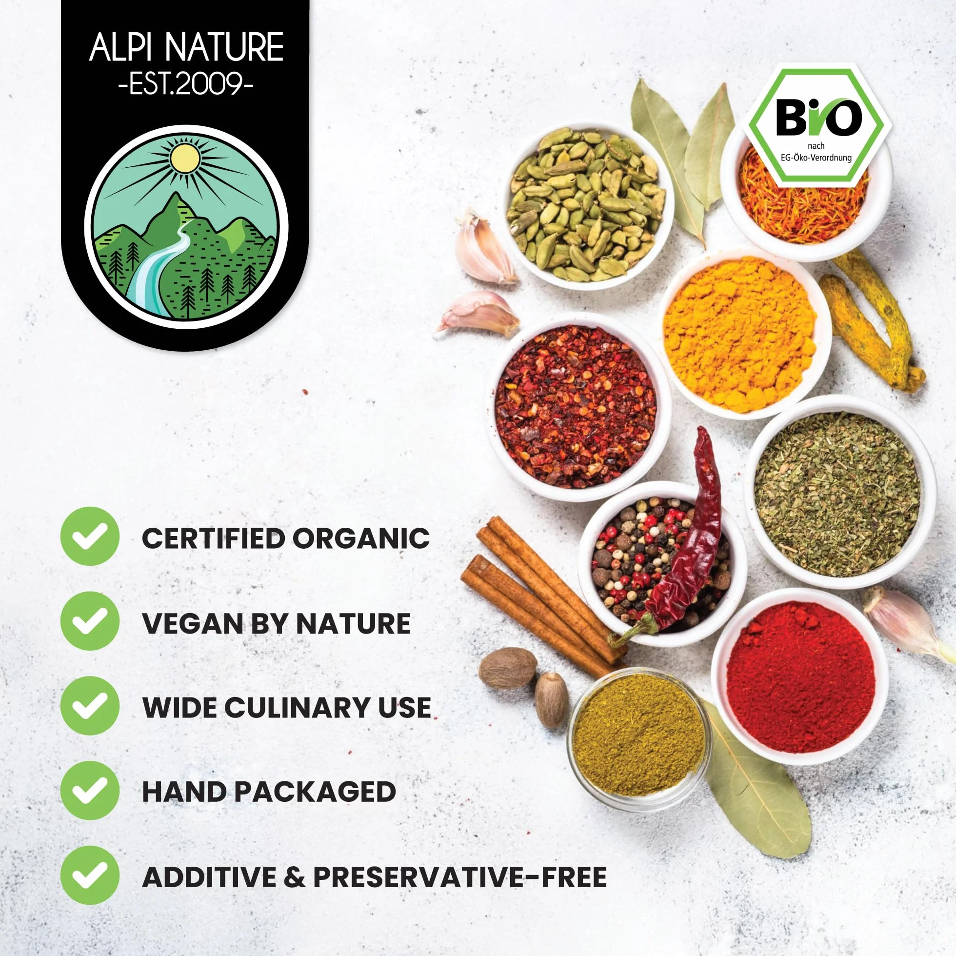 Alpi Nature Ekologiczne Nasiona Kozieradki 250g Całe