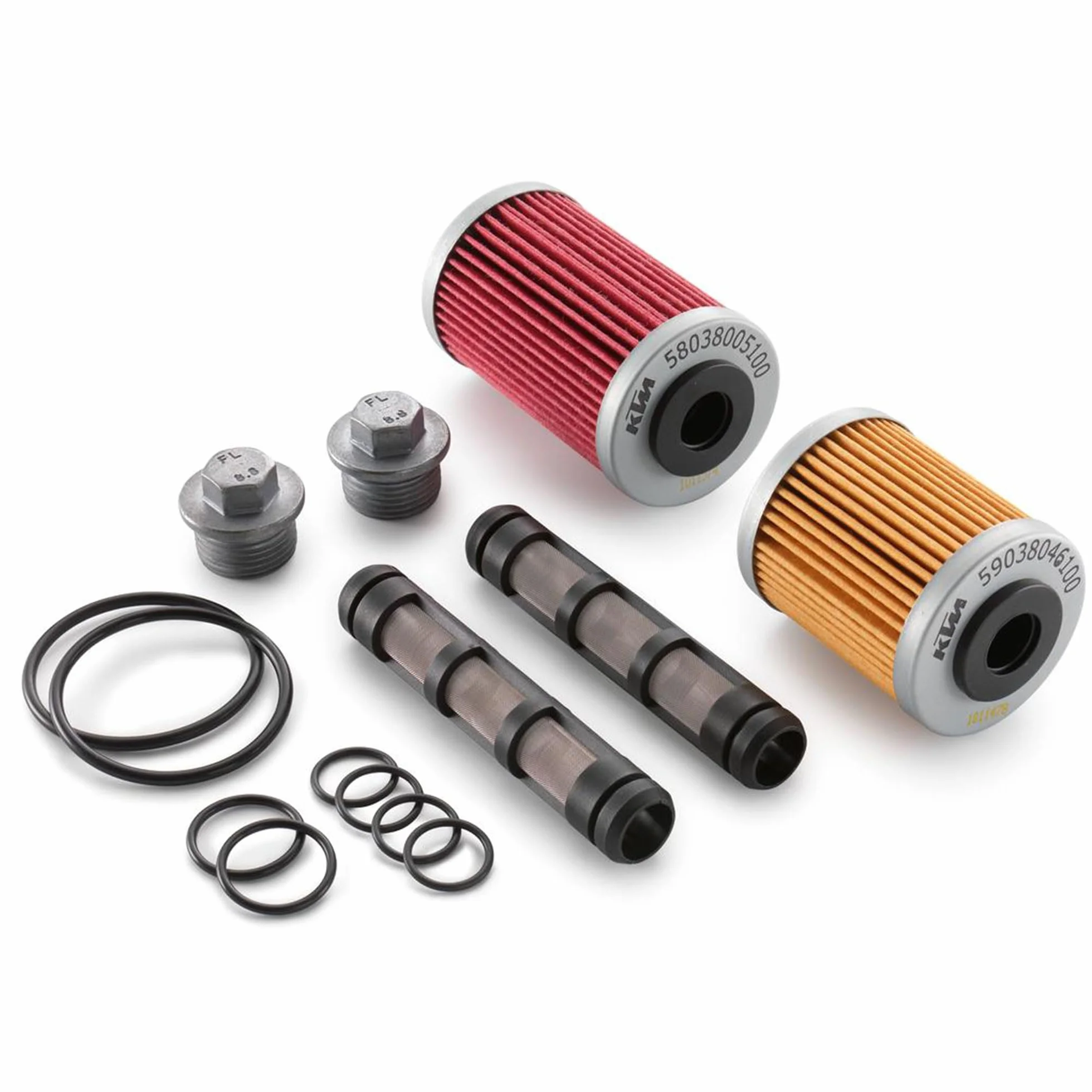 KTM Zestaw filtrów oleju OEM 00050000069 KTM 690 Supermoto KTM 690 Enduro R KTM 690 SMC KTM 690 Duke R Modele 2009 do 2011