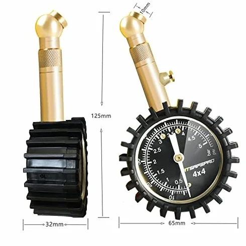 Osuszacze opon i manometr w oponach 75 PSI, ATsafepro automatyczne spuszczanie powietrza do opon ze wskaźnikiem opon odpowiednie do jazdy w terenie, SUV, ATV